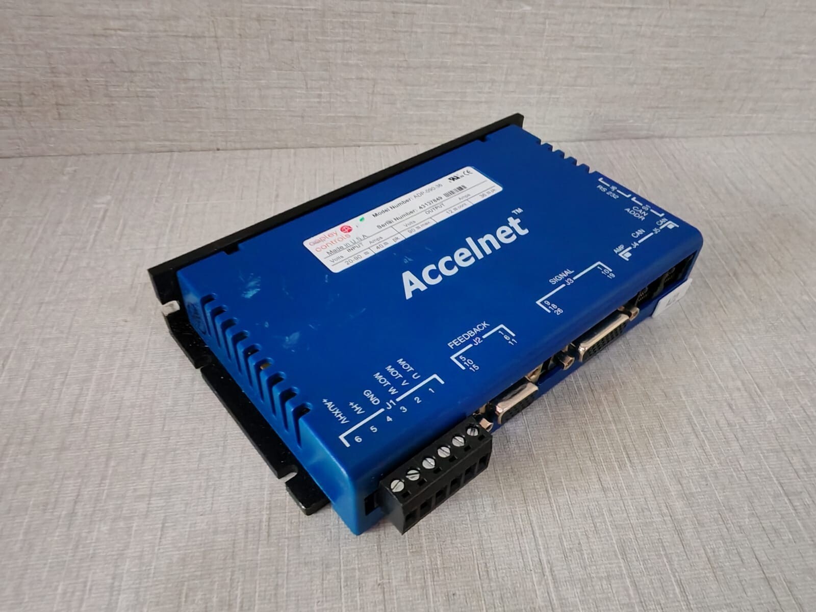 COPLEY CONTROLS ADP-090-36 COPLEY CONTROLS ADP-090-36 ACCELNET SERVO DRIVE 9