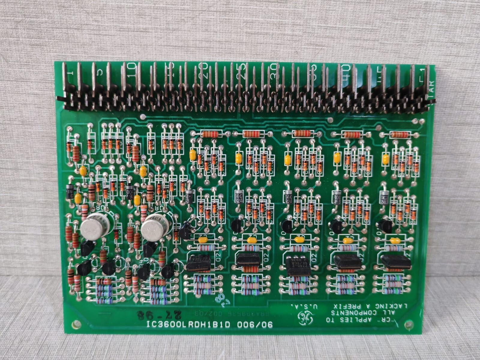 GE IC3600LRDH1B1D GE IC3600LRDH1B1D 006/06 PC CARD GAS TURBINE CONTROLS 2