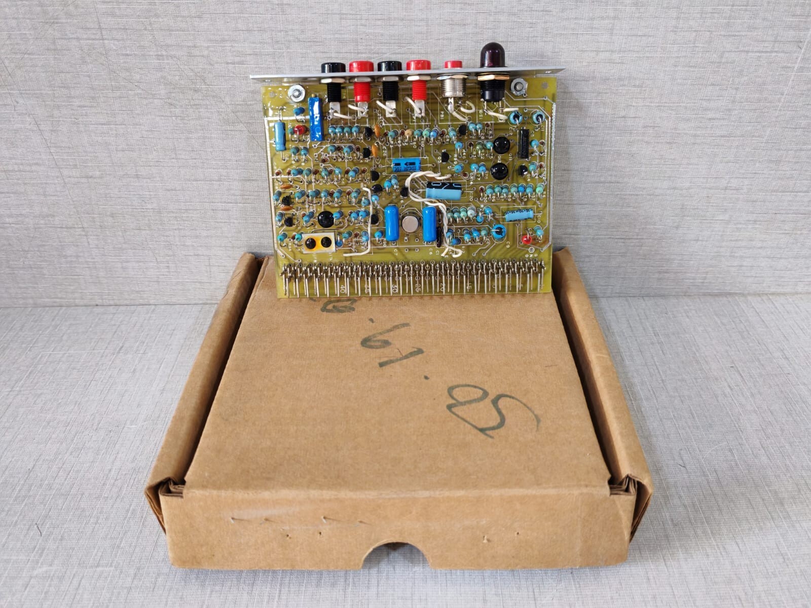 GE IC3600SVDCID GAS TURBINE VIBRATION DETECTOR BOARD