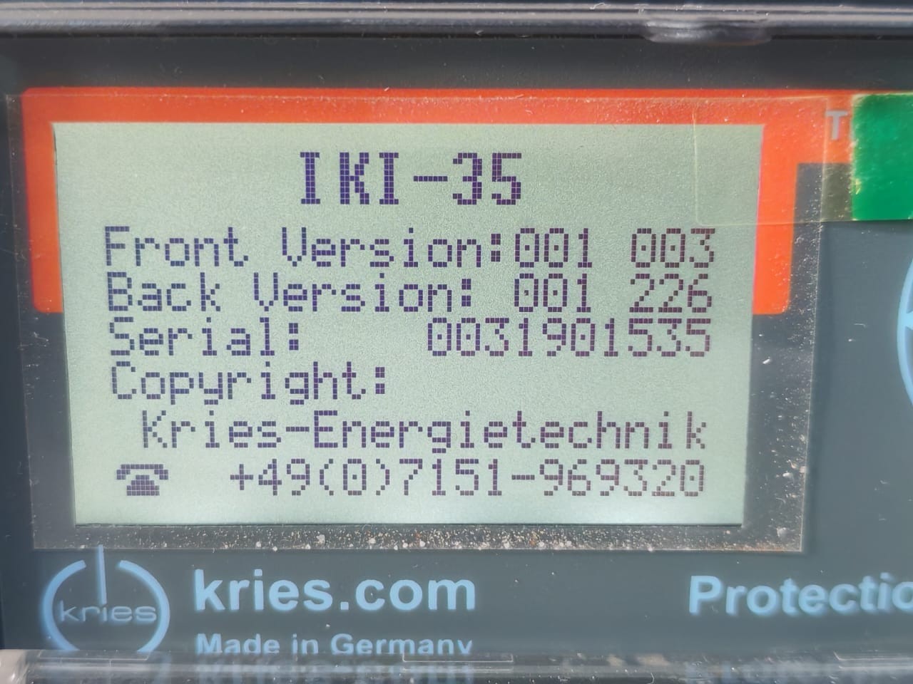 KRIES IKI-35_24 KRIES IKI-35 / IKI-35_24 Protection Relay 2
