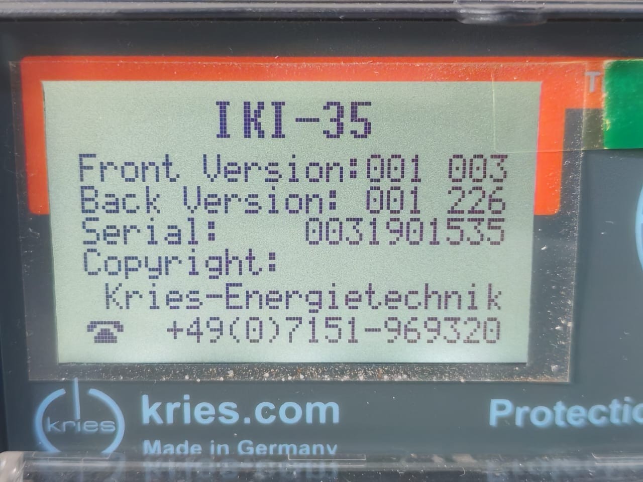 KRIES IKI-35_24 KRIES IKI-35 / IKI-35_24 Protection Relay 4