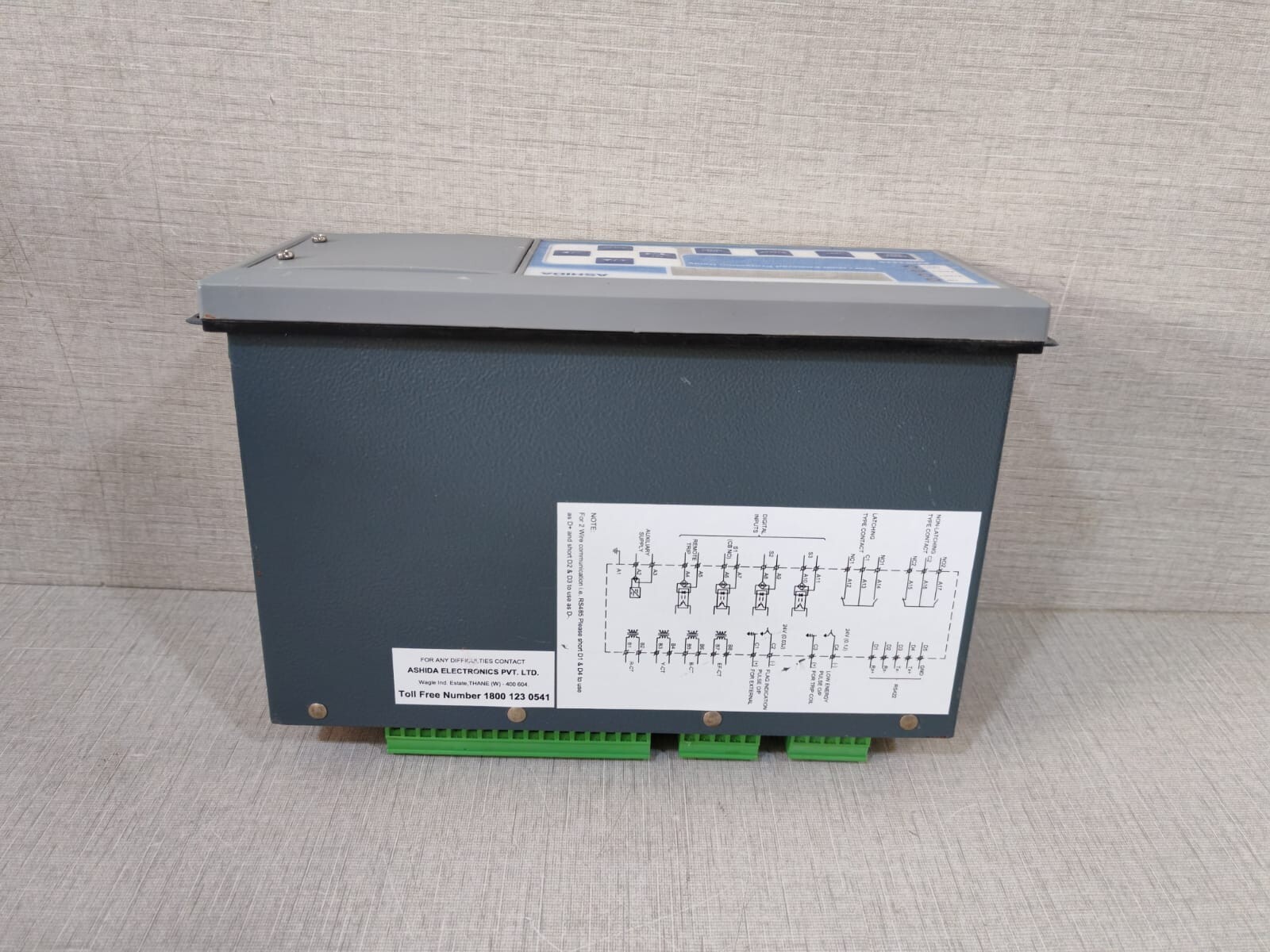 ASHIDA ADR241S ADR241S ASHIDA ADR241S-AM-511-19-01-35-01-00-02 Self/Dual Protection Relay 5