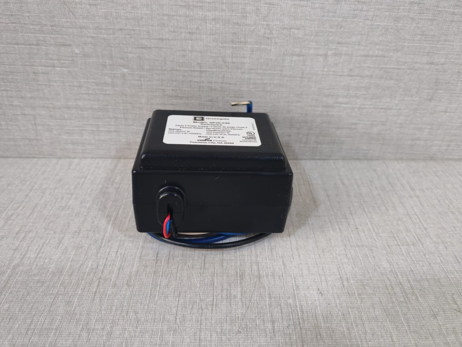Cooper SP20-240 Cooper Greengate SP20-240 Heavy Duty Switchpack, 220-240V, 50/60Hz, 20A 6