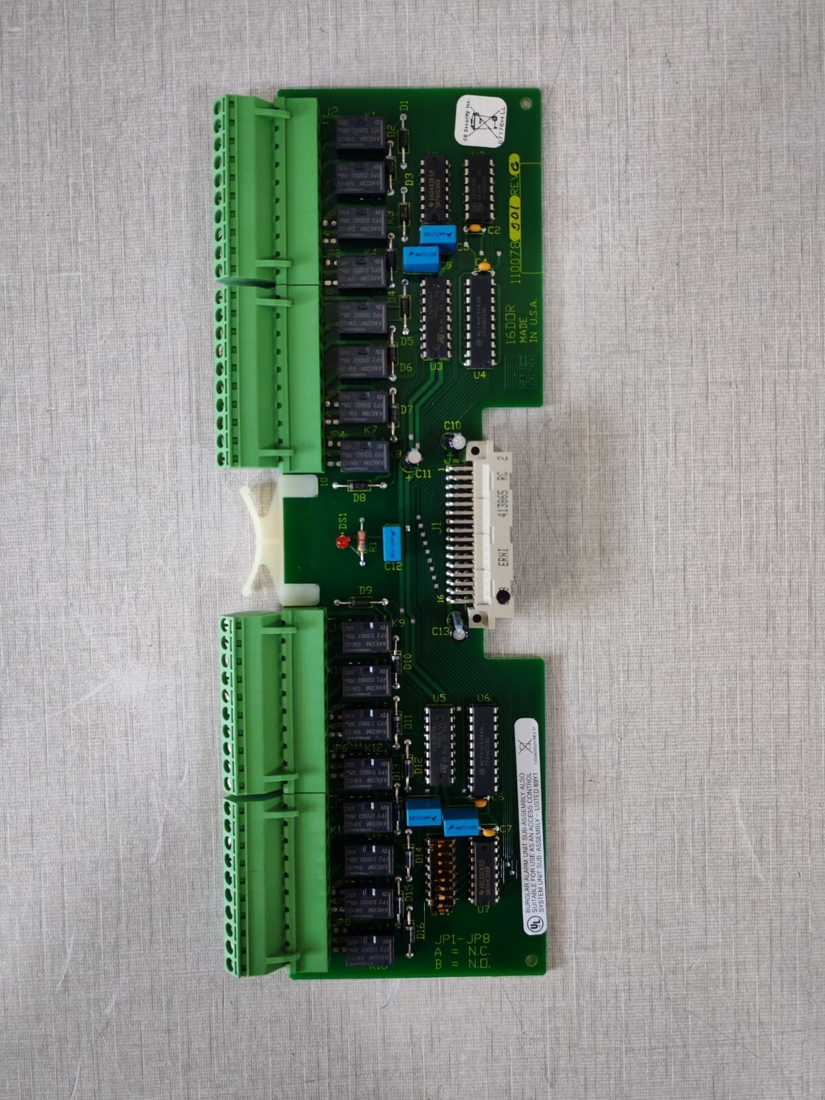 GE 110078001 GE Casi-Rusco 110078001 MICRO/5, 16 DOR PCB Card 3
