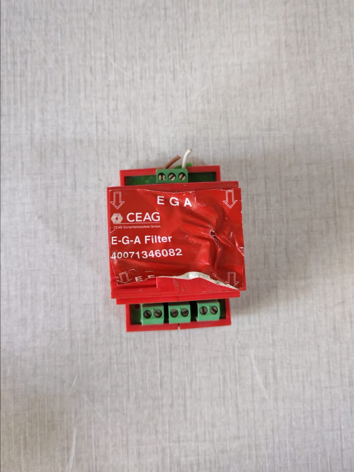 CEAG 40071346082 CEAG 40071346082 E-G-A Filter BUS for Emergency Lighting Systems 9