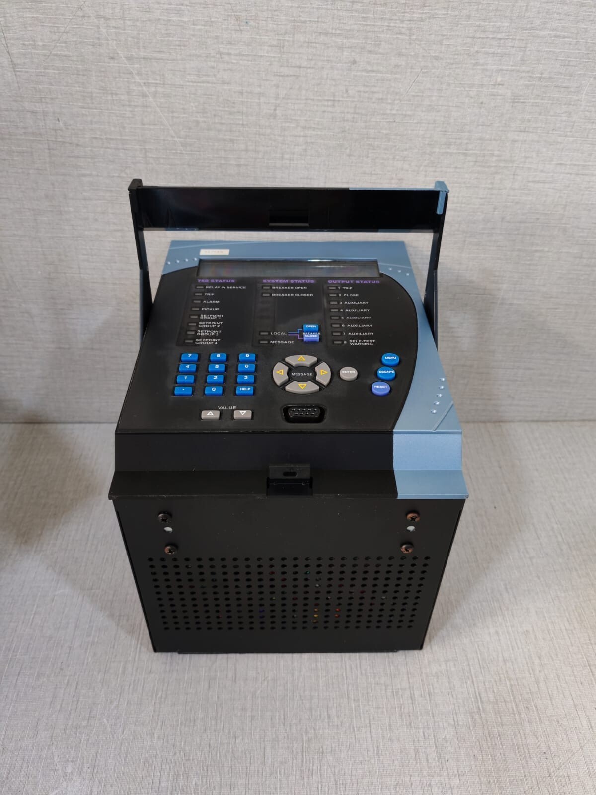 GE 750-P1-G1-S1-HI-A20-R-E-H GE SR750 Feeder Management Relay 750-P1-G1-S1-HI-A20-R-E-H w/ Case 8