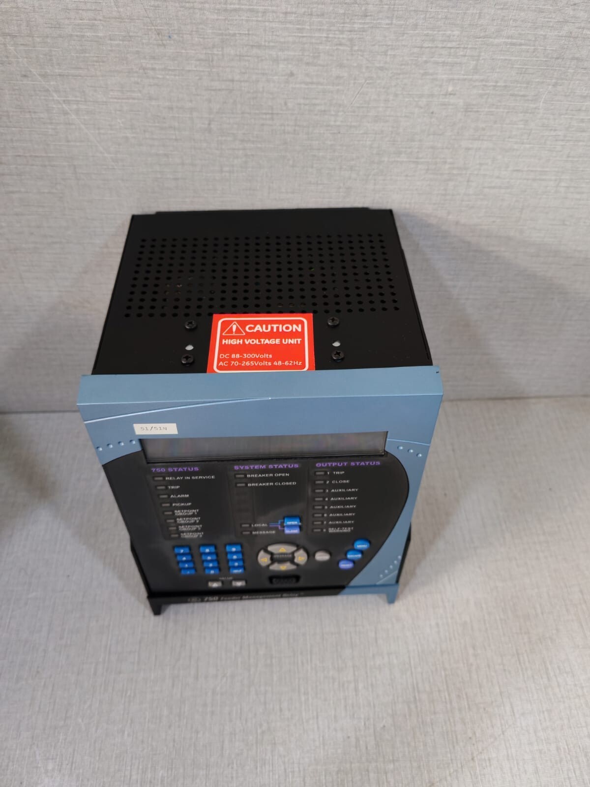 GE 750-P1-G1-S1-HI-A20-R-E-H GE SR750 Feeder Management Relay 750-P1-G1-S1-HI-A20-R-E-H w/ Case 10
