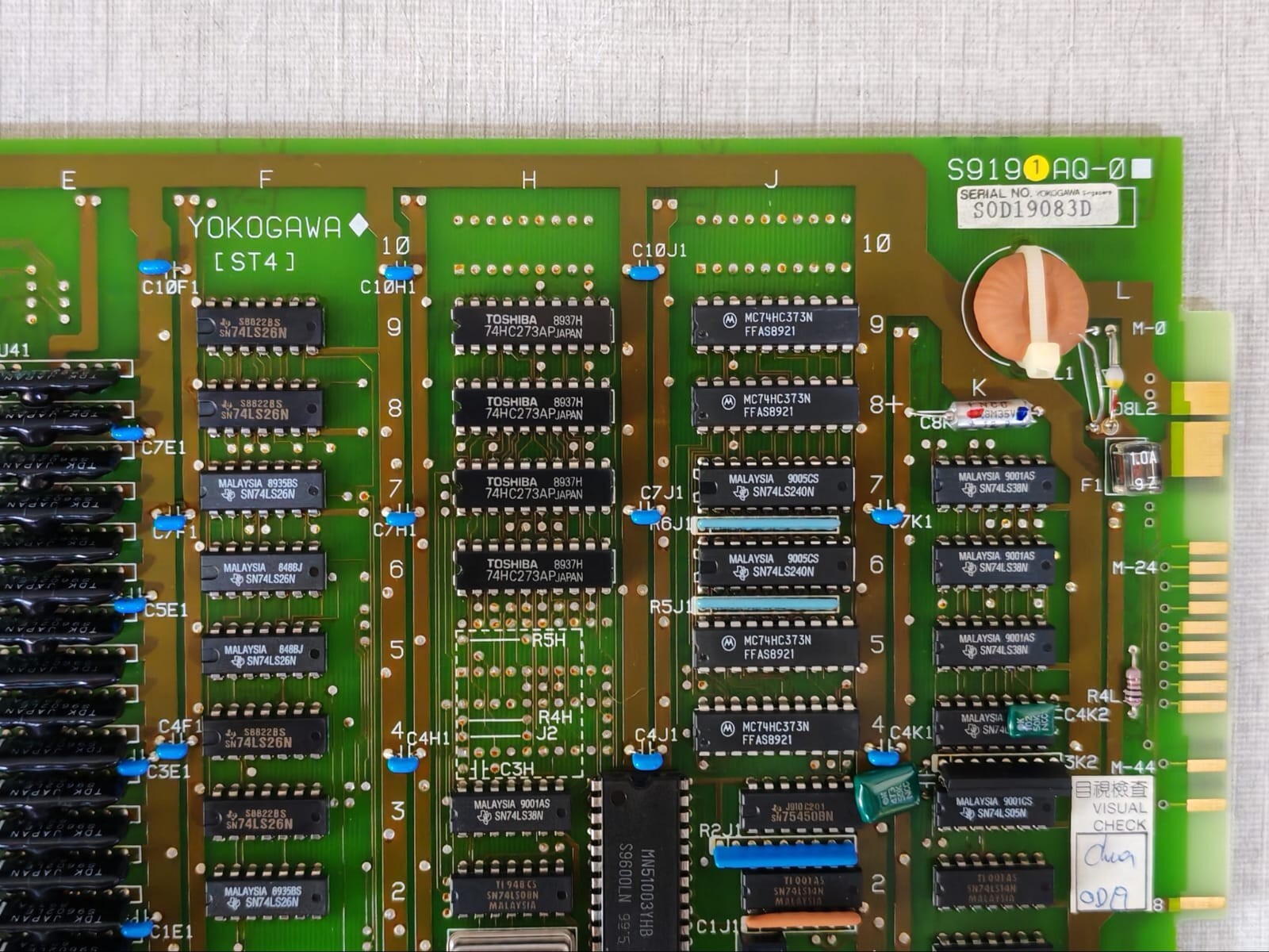 Yokogawa ST4*D  / S9191AQ-0 ST4 YOKOGAWA ST4*D Multi Status Input PCB Card S9191AQ-0 5
