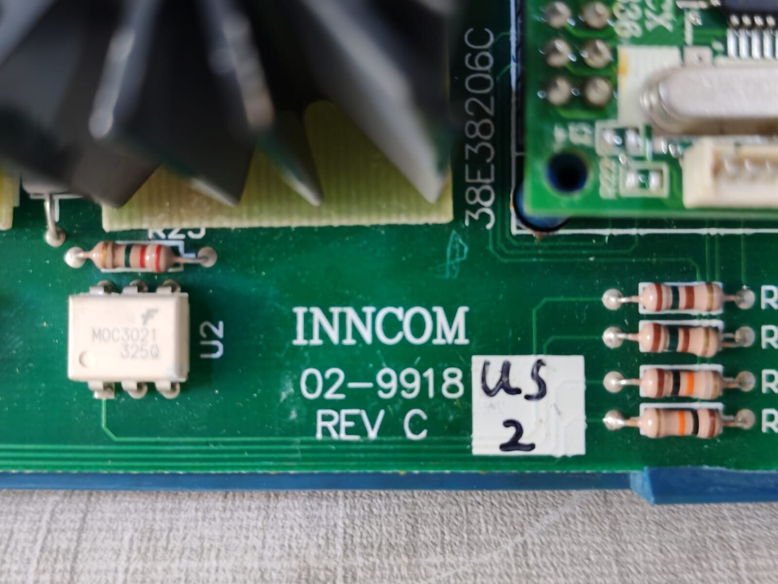 Honeywell 01-9928.US WITH 02-9918 HONEYWELL D254.FET RAIL LAMP DIMMER 01-9928.US WITH 02-9918 REV C BOARD 4