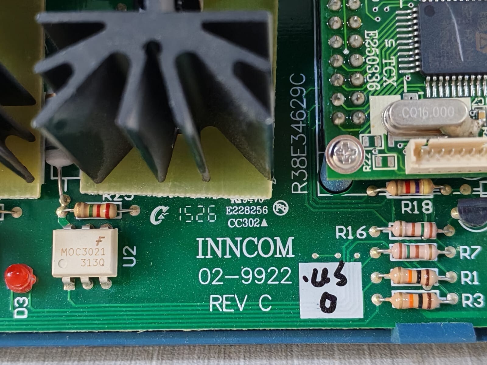 Honeywell 01-9928.US WITH 02-9922 HONEYWELL D254.FET RAIL LAMP DIMMER 01-9928.US WITH 02-9922 REV C BOARD 4