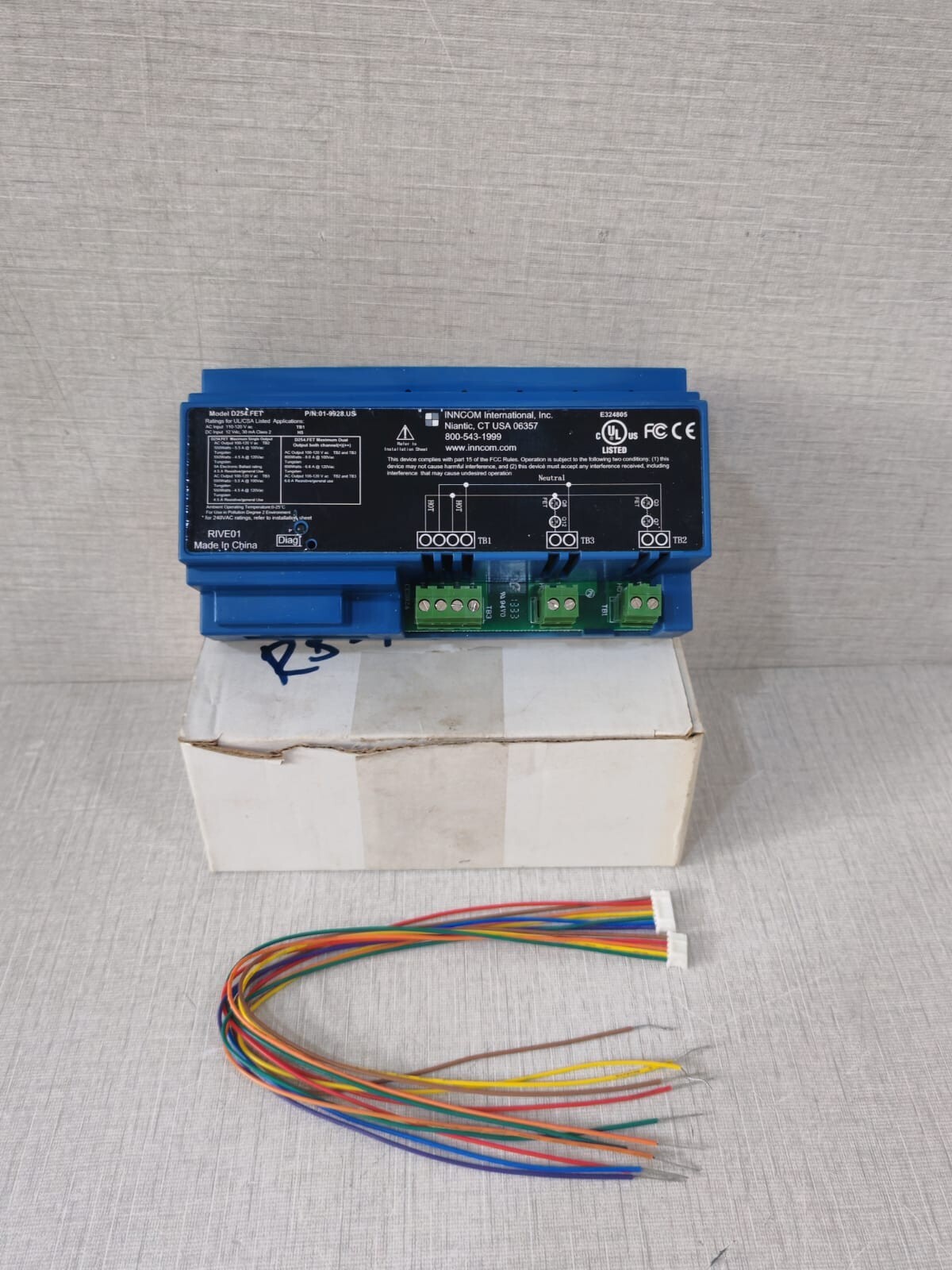 HONEYWELL D254.FET RAIL LAMP DIMMER 01-9928.US WITH 02-9922 REV C BOARD