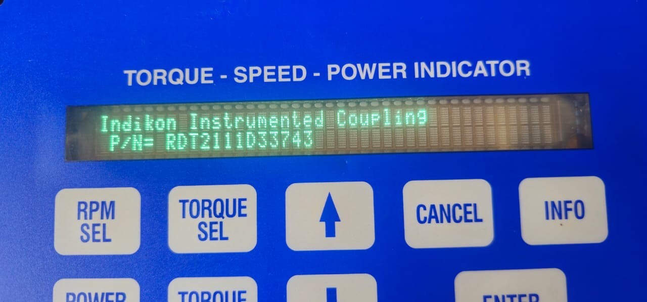 Indikon RDT2111D33743 Indikon RDT-21 Torque Speed Power Indicator P/n: RDT2111D33743 3