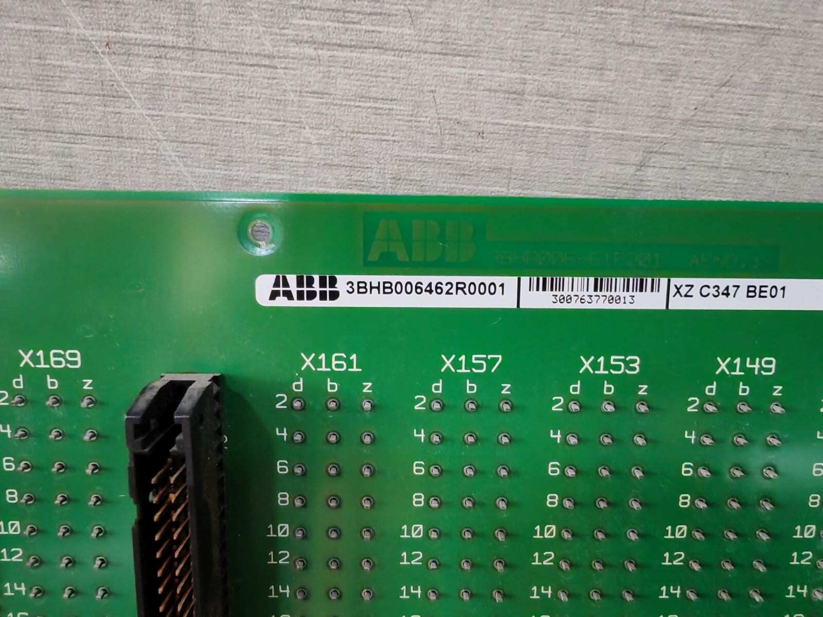 ABB 3BHB006462R0001 ABB 3BHB006462R0001 XZ C347 BE01 Replacement Main PCB Board 2