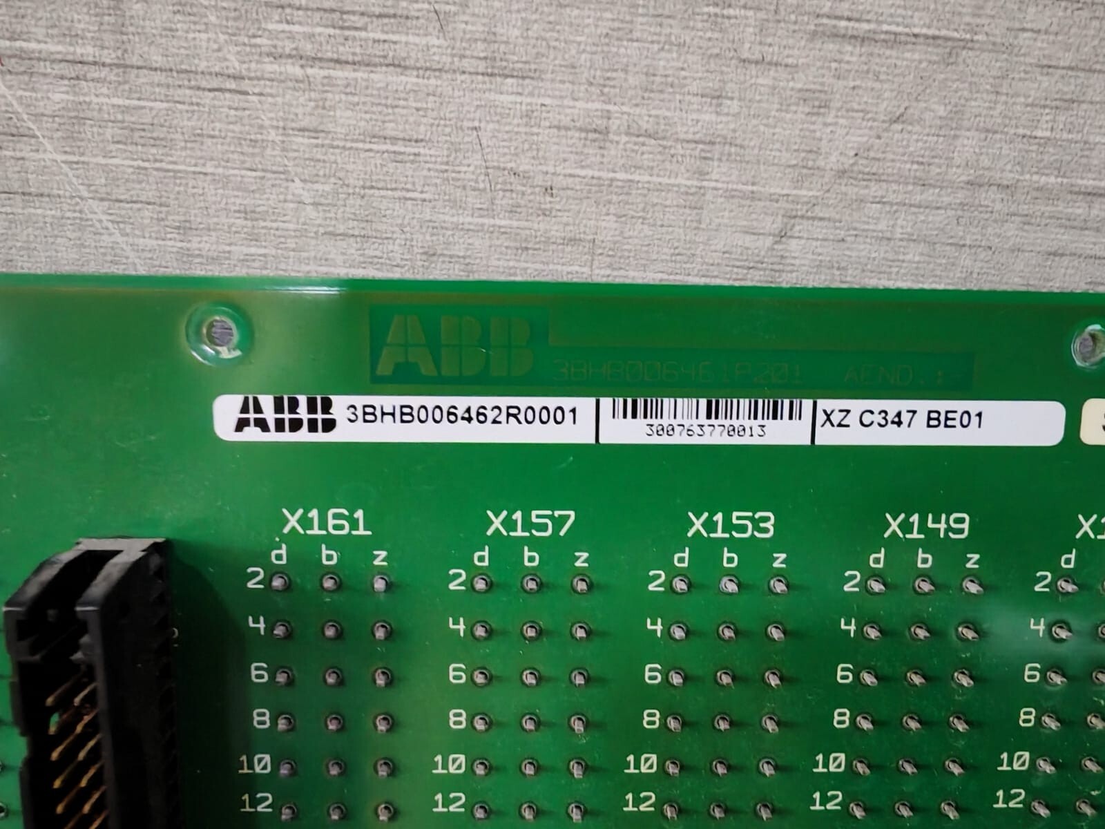ABB 3BHB006462R0001 ABB 3BHB006462R0001 XZ C347 BE01 Replacement Main PCB Board 4
