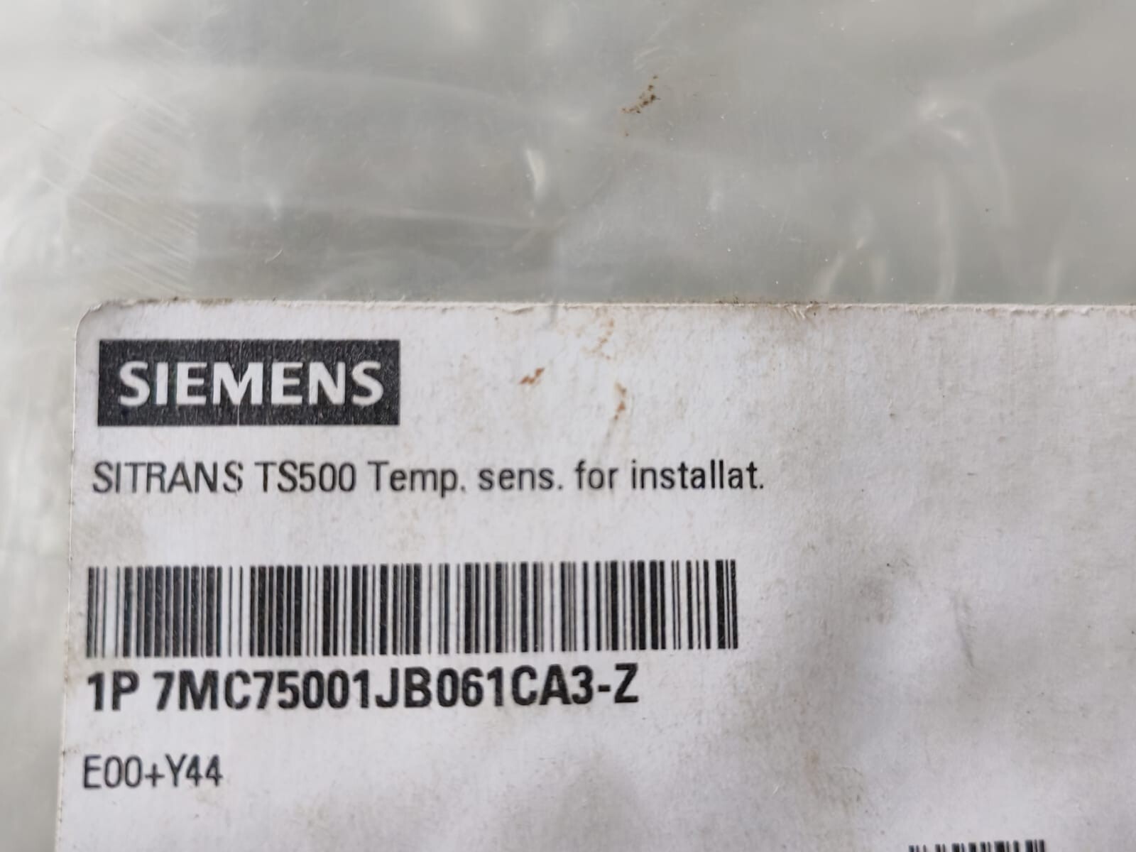 Siemens 7MC75001JB061CA3-Z SIEMENS SITRANS TS500 TEMPERATURE SENSOR 7MC75001JB061CA3-Z 2