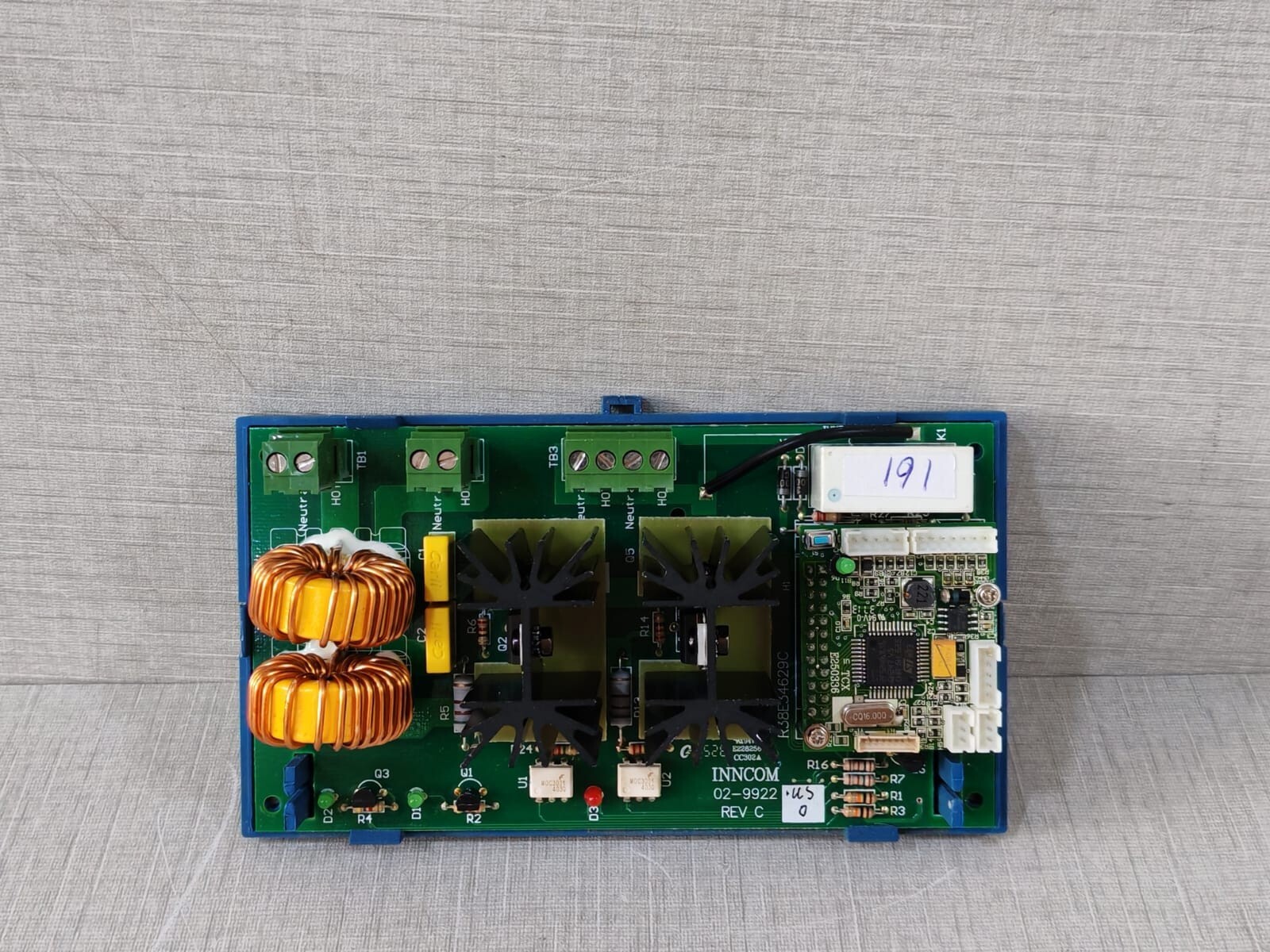 Honeywell 01-9918 WITH 02-9922 HONEYWELL D254.DIN.110.US RAIL LAMP DIMMER P/N: 01-9918 WITH 02-9922 REV.C BOARD 4