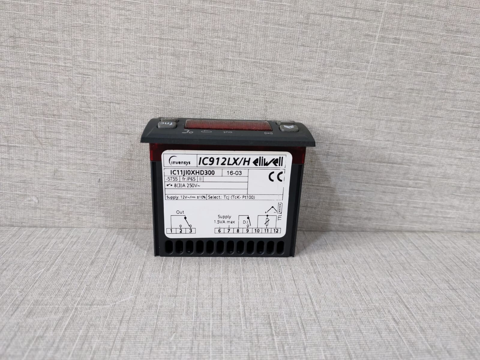 ELIWELL IC912LX/H IC912LX/H Eliwell Temperature Controller IC11JI0XHD300 250V 7