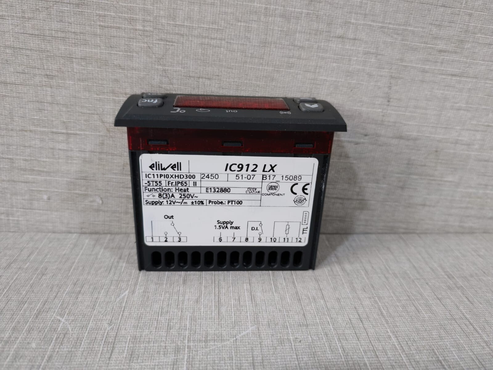 ELIWELL IC912LX IC912LX Eliwell Temperature Controller IC11PI0XHD300 6