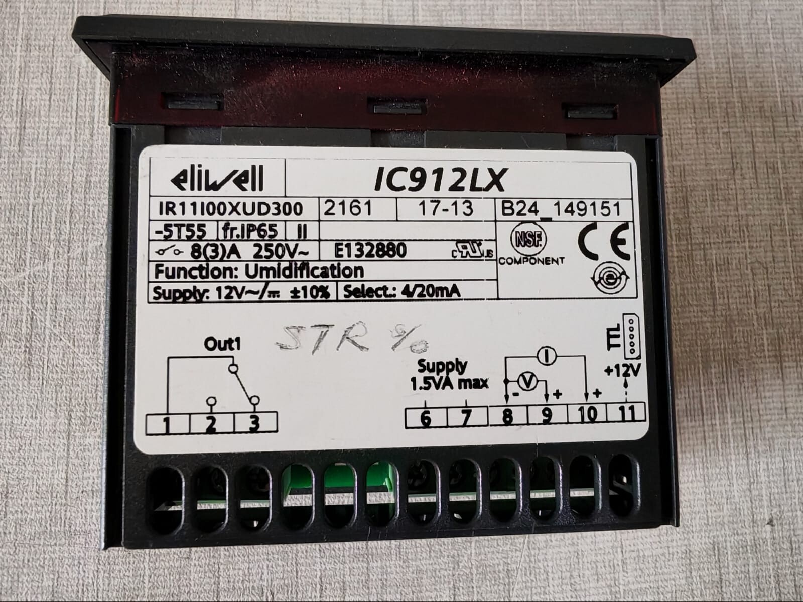 ELIWELL IC912LX IC912LX Eliwell Temperature Controller IR11I00XUD300 3