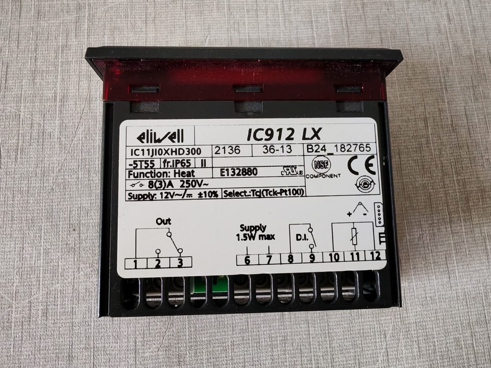 ELIWELL IC912LX IC912LX Eliwell Temperature Controller IC11JI0XHD300 4