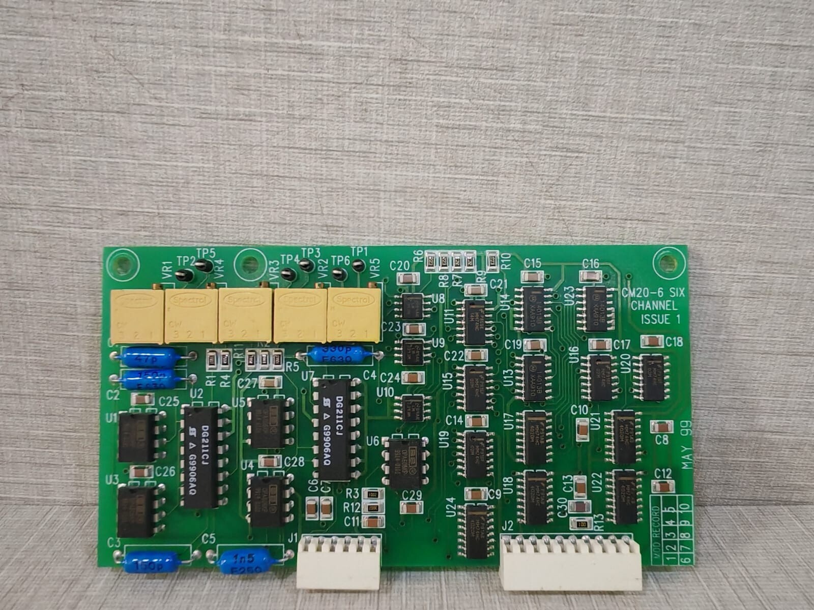 CM20-6 SIX CHANNEL BOARD FOR PARKER CM20
