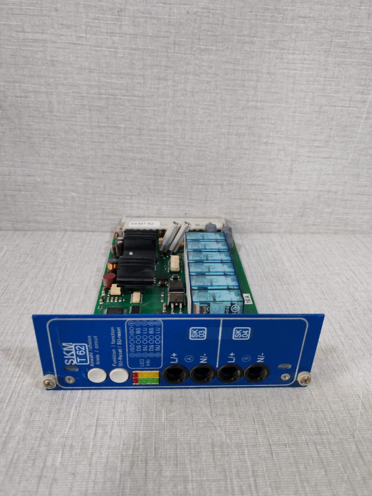 SKMT 62 SKM T62 | SKMT 62 PCB Card SKM16A - Misssing Fuse Holder 5