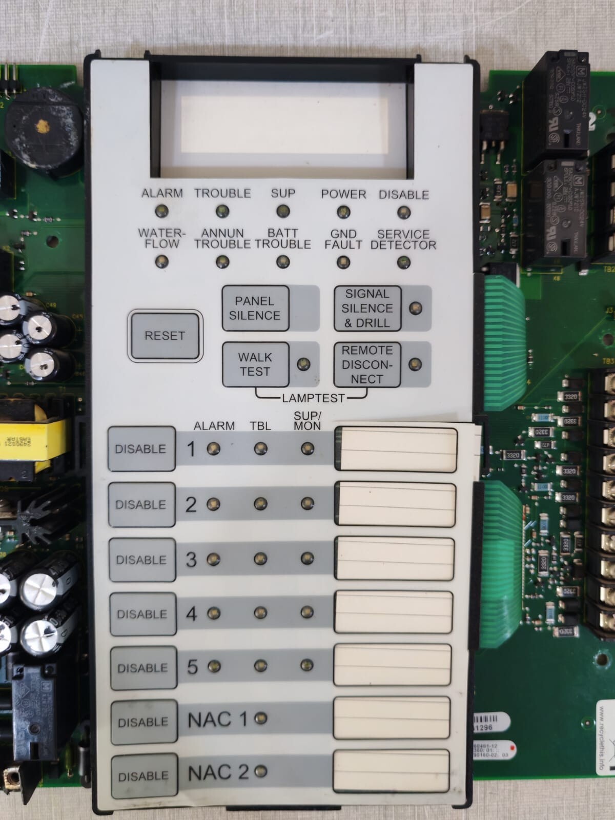 Edwards 7160461-12 Edwards 7160461-12 Operator Interface and Main Circuit Board for Fireshield 3