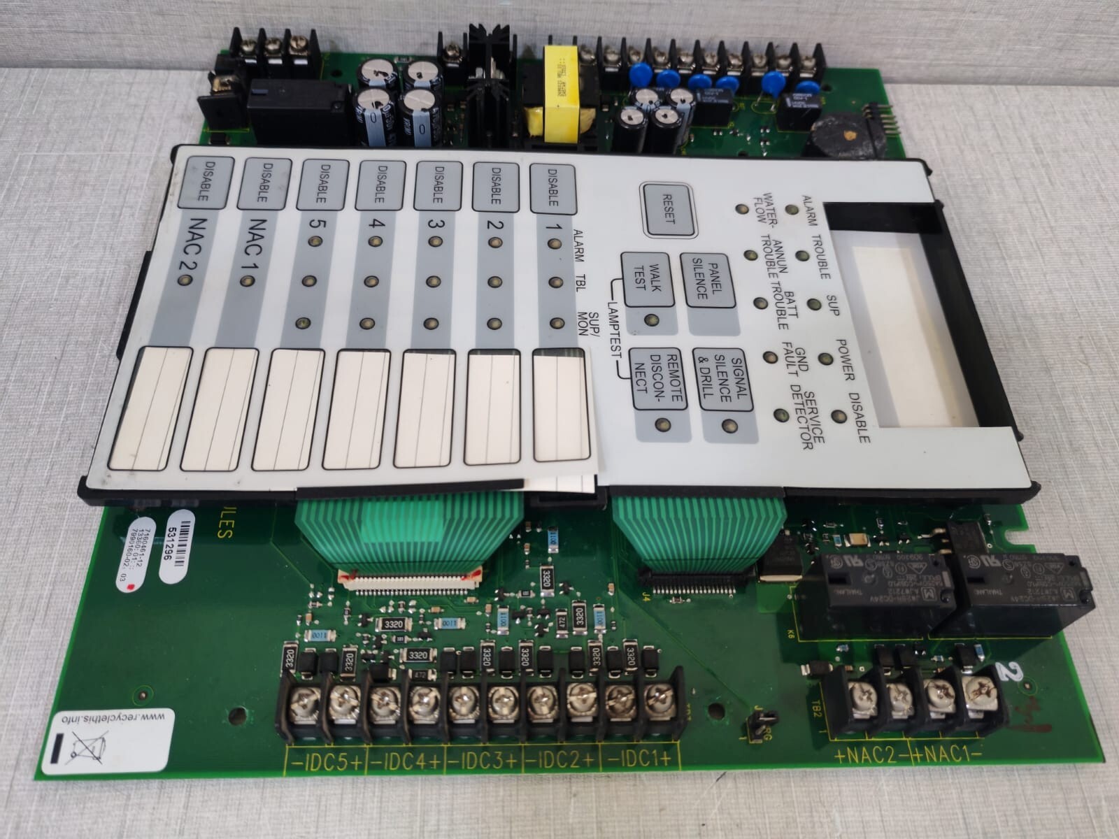 Edwards 7160461-12 Edwards 7160461-12 Operator Interface and Main Circuit Board for Fireshield 7