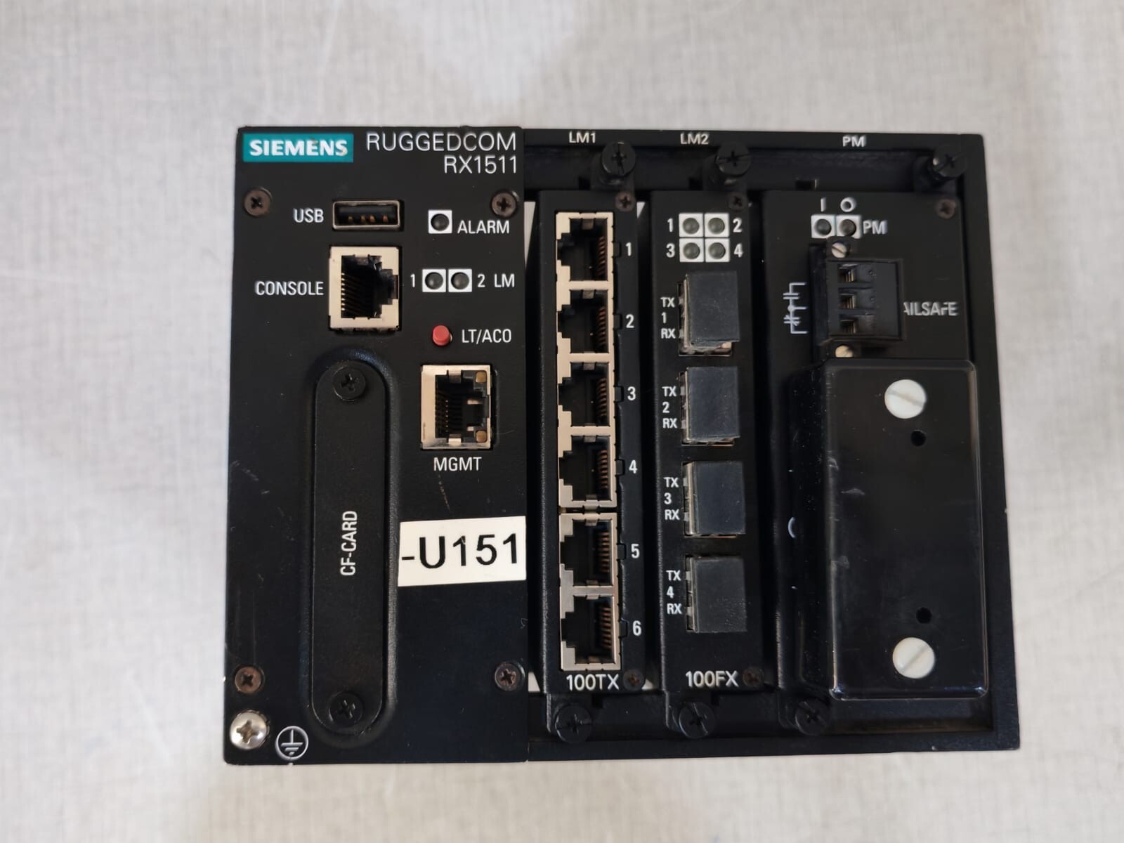 Siemens RX1511 SIEMENS RUGGEDCOM RX1511 ETHERNET SWITCH 6GK60151BM2 2