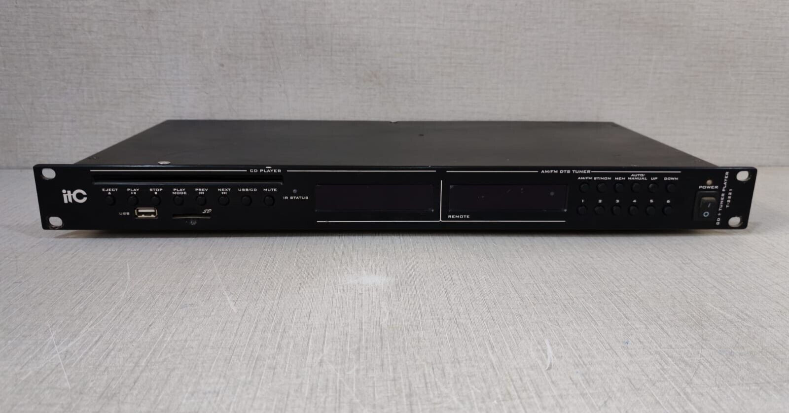 ITC T-2221 CD + Tuner Player -, Without Remote Control