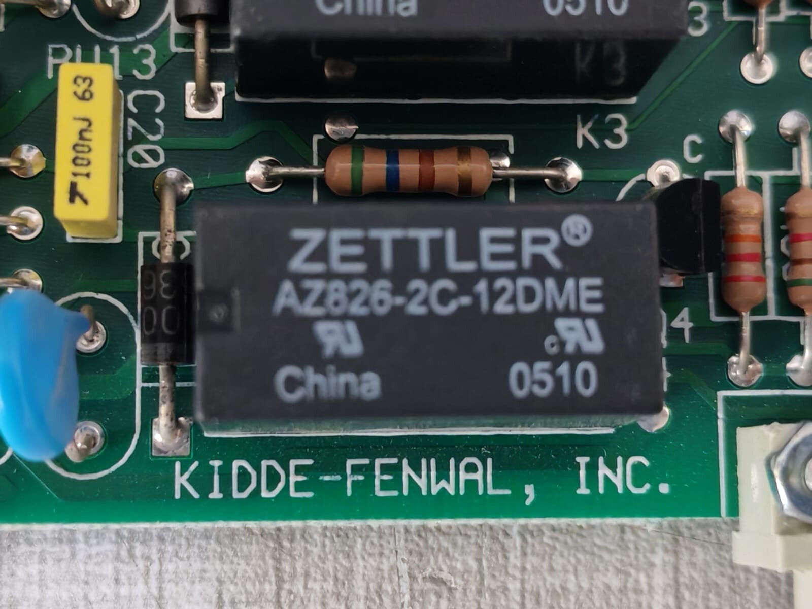 KIDDE FENWAL 74-200001-001 Kidde Fenwal 74-200001-001 Release Module PCB Card 3