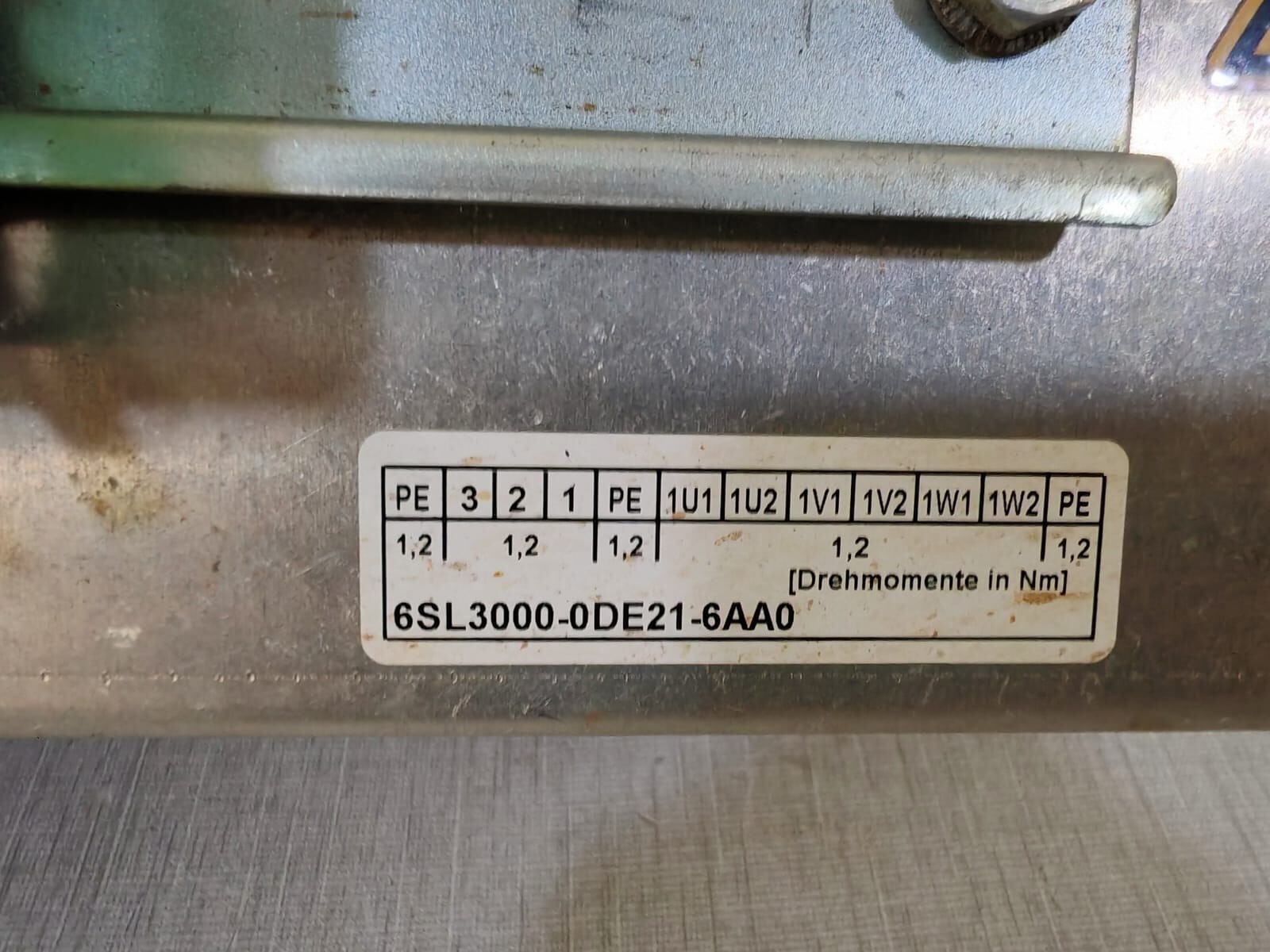 Siemens 6SL 3000-0DE21-6AA0 SIEMENS 6SL 3000-0DE21-6AA0 Simodrive 3-Phase HFD Linereactor 5