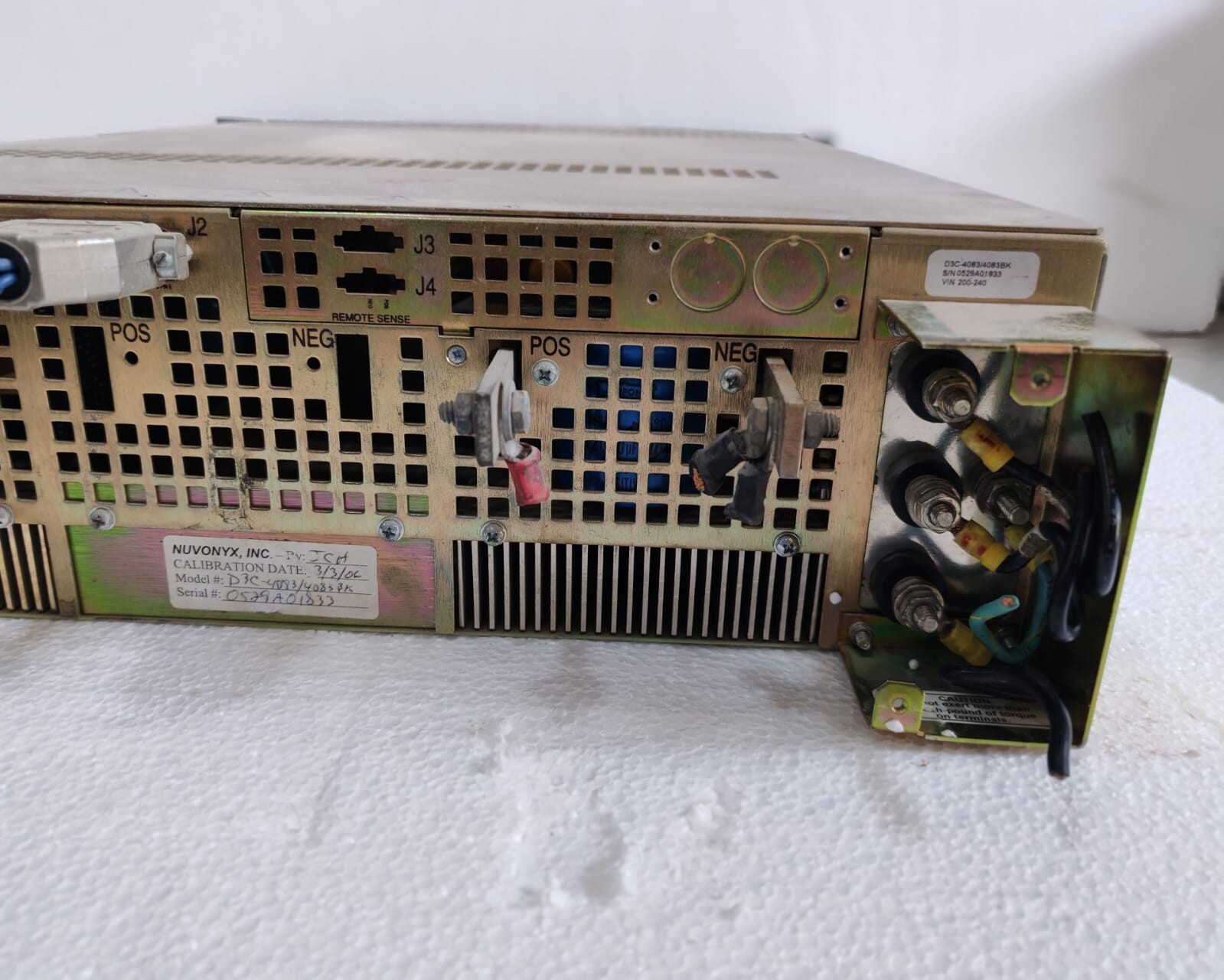 NUVONYX D3C-4083/4083BK NUVONYX D3C-4083/4083BK Rev: R Power Supply - Without Cable 10