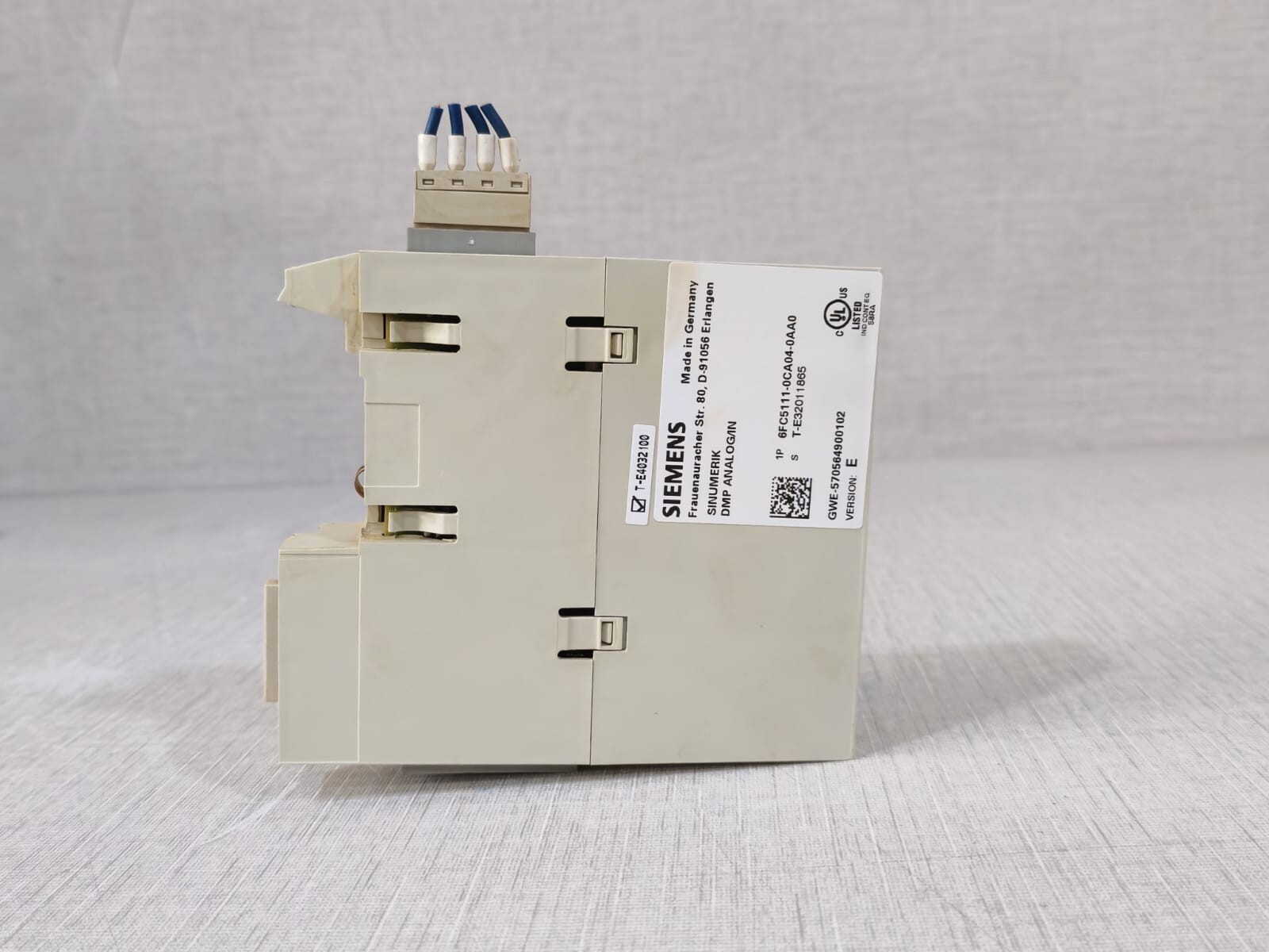 Siemens 6FC5111-0CA04-0AA0 Siemens Sinumerik 6FC5111-0CA04-0AA0 DMP Analog Input Module 3