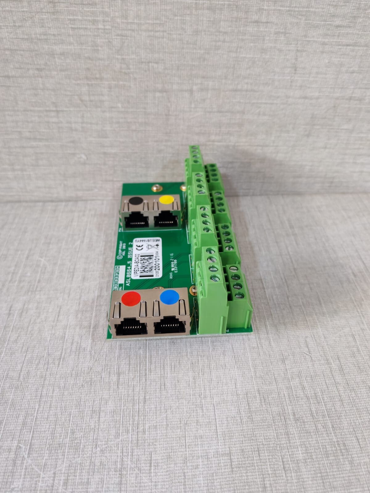 Unbranded VIPEDIA-BOA02 VIPEDIA-BOA02 Quad Din Rail Mount RJ45 Breakout Adapter 4-Port PCB Card 5