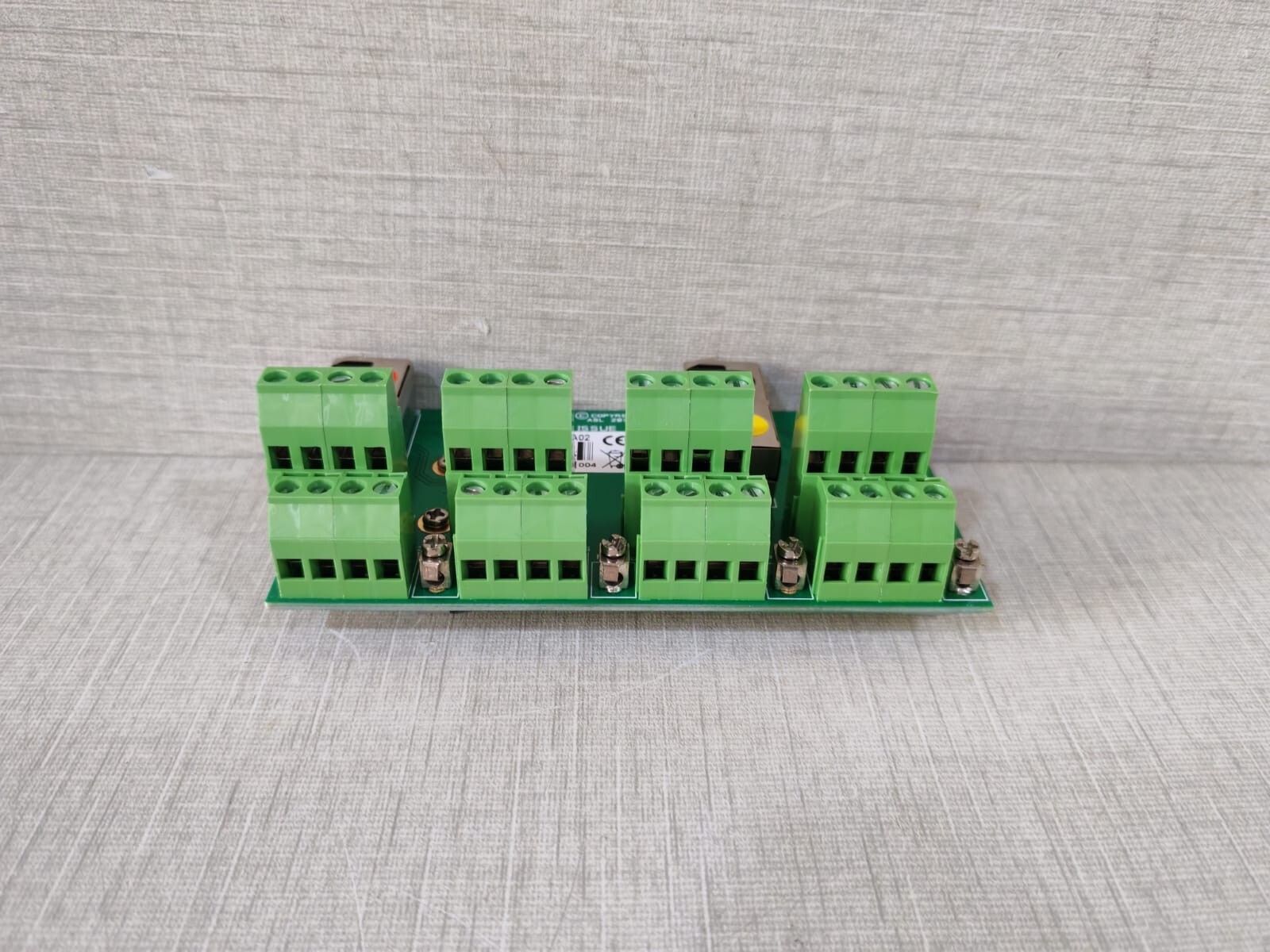 Unbranded VIPEDIA-BOA02 VIPEDIA-BOA02 Quad Din Rail Mount RJ45 Breakout Adapter 4-Port PCB Card 7