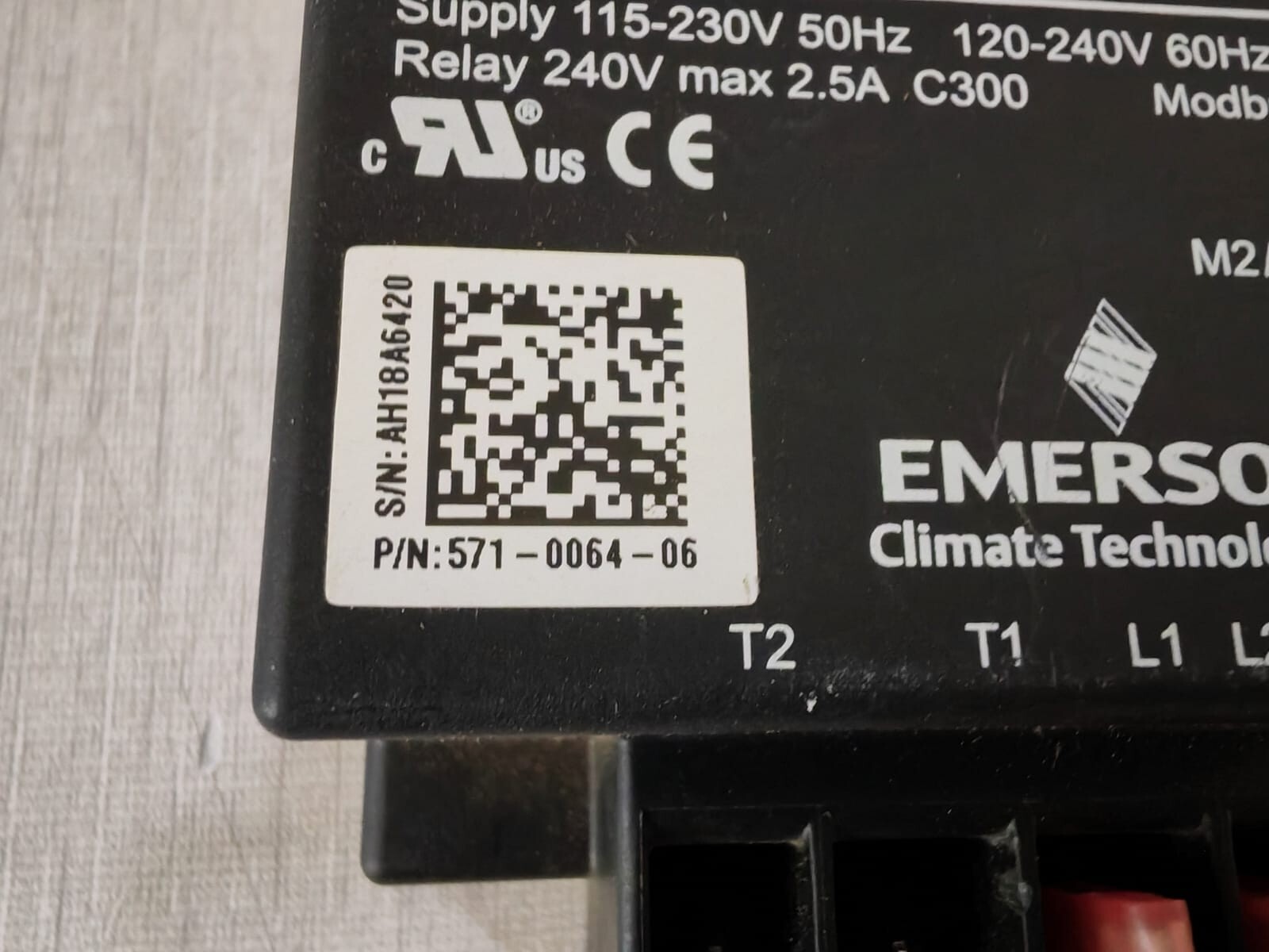Emerson 571-0064-06 EMERSON Air-Conditioning Compressor Protector P/n: 571-0064-06 2