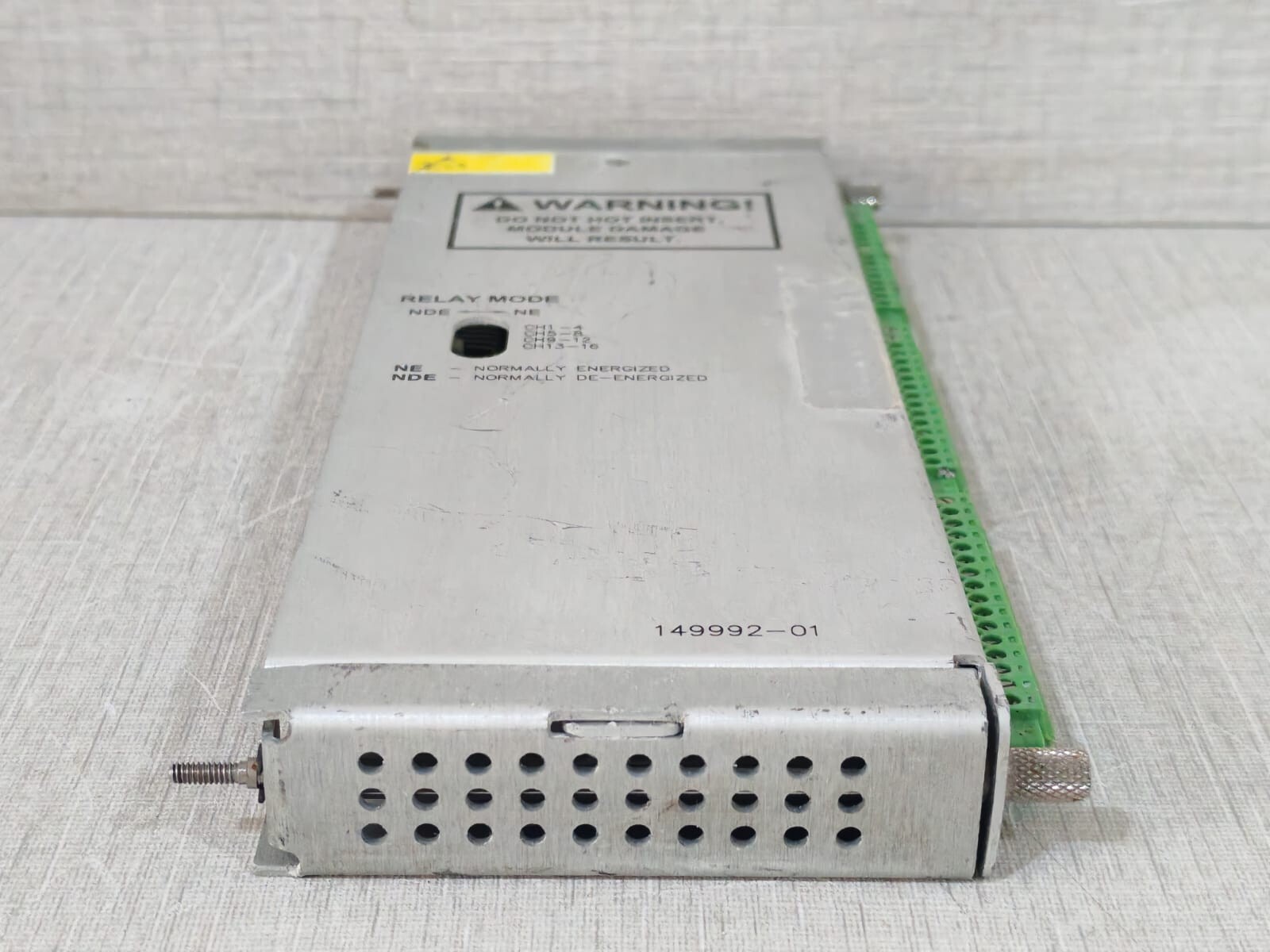 Bentley 149992-01 BENTLY NEVADA 149992-01 16 CH RELAY MODULE 10
