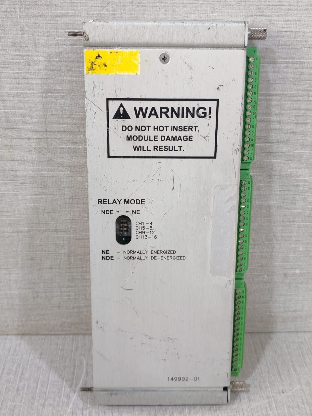 BENTLY NEVADA 149992-01 16 CH RELAY MODULE