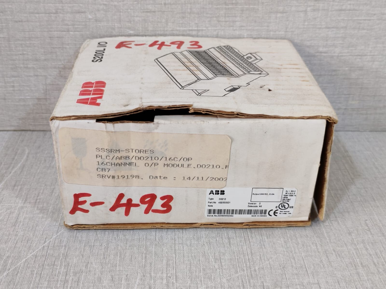 ABB 492953501 ABB DO210 Output Module 492953501 10
