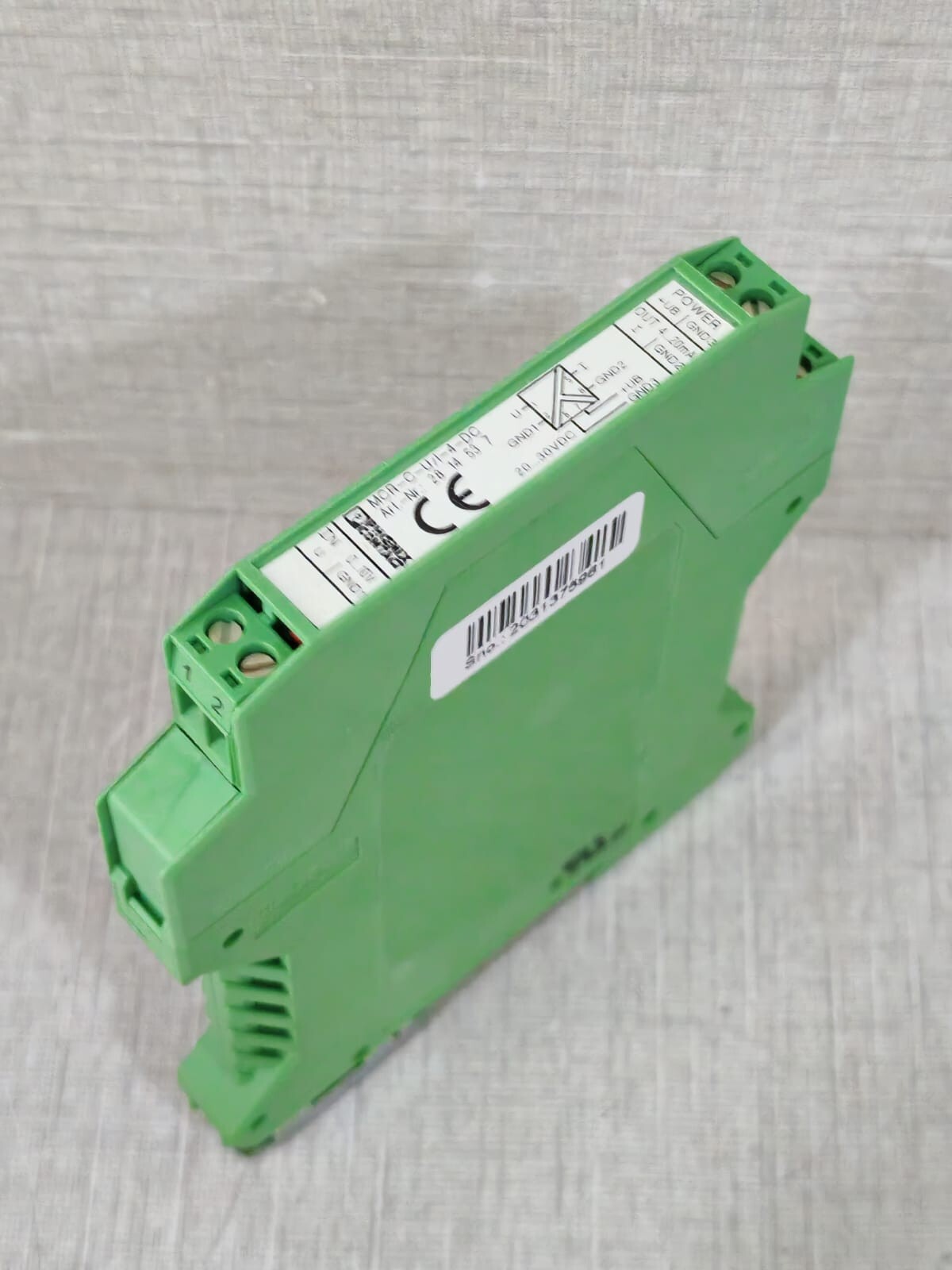 Phoenix Contact MCR-C-U/I-4-DC PHOENIX CONTACT MCR-C-U/I-4-DC ISOLATING AMPLIFIER 2814537 4