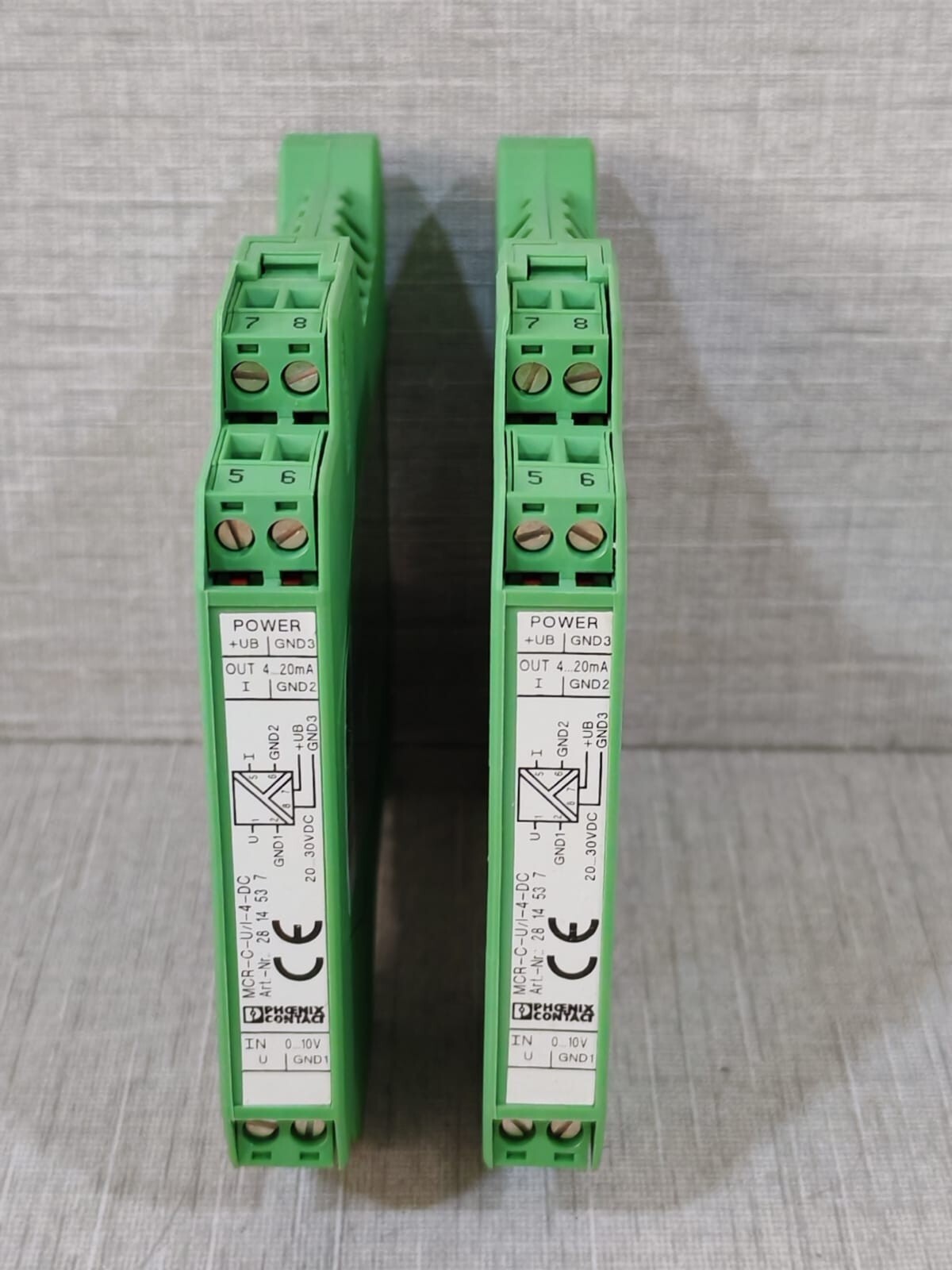 PHOENIX CONTACT MCR-C-U/I-4-DC ISOLATING AMPLIFIER 2814537