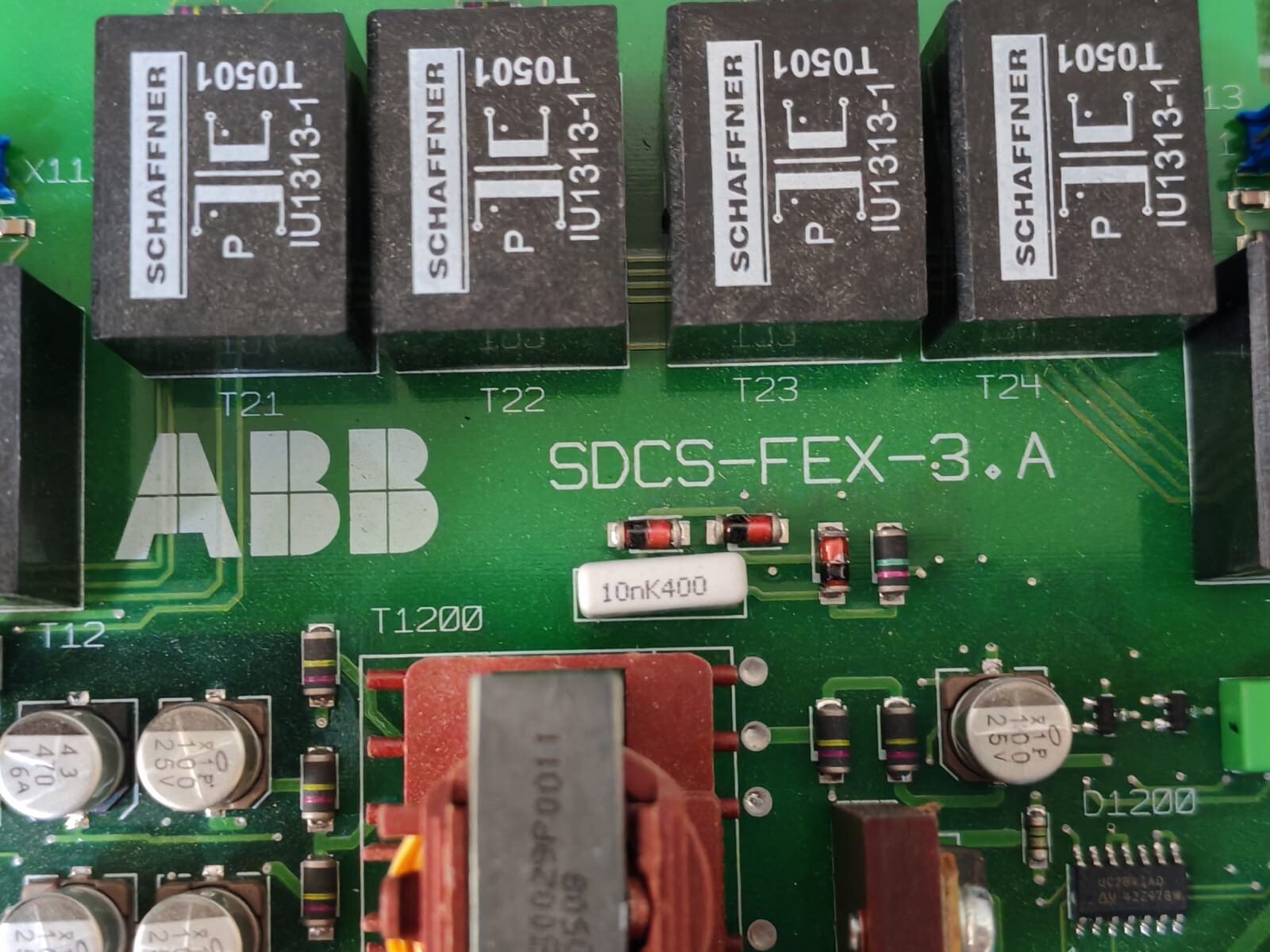 ABB 3ADT312400R0001 ABB SDCS-FEX-3.A REV.D SPEED CONTROL MOTHERBOARD 3ADT312400R0001 2