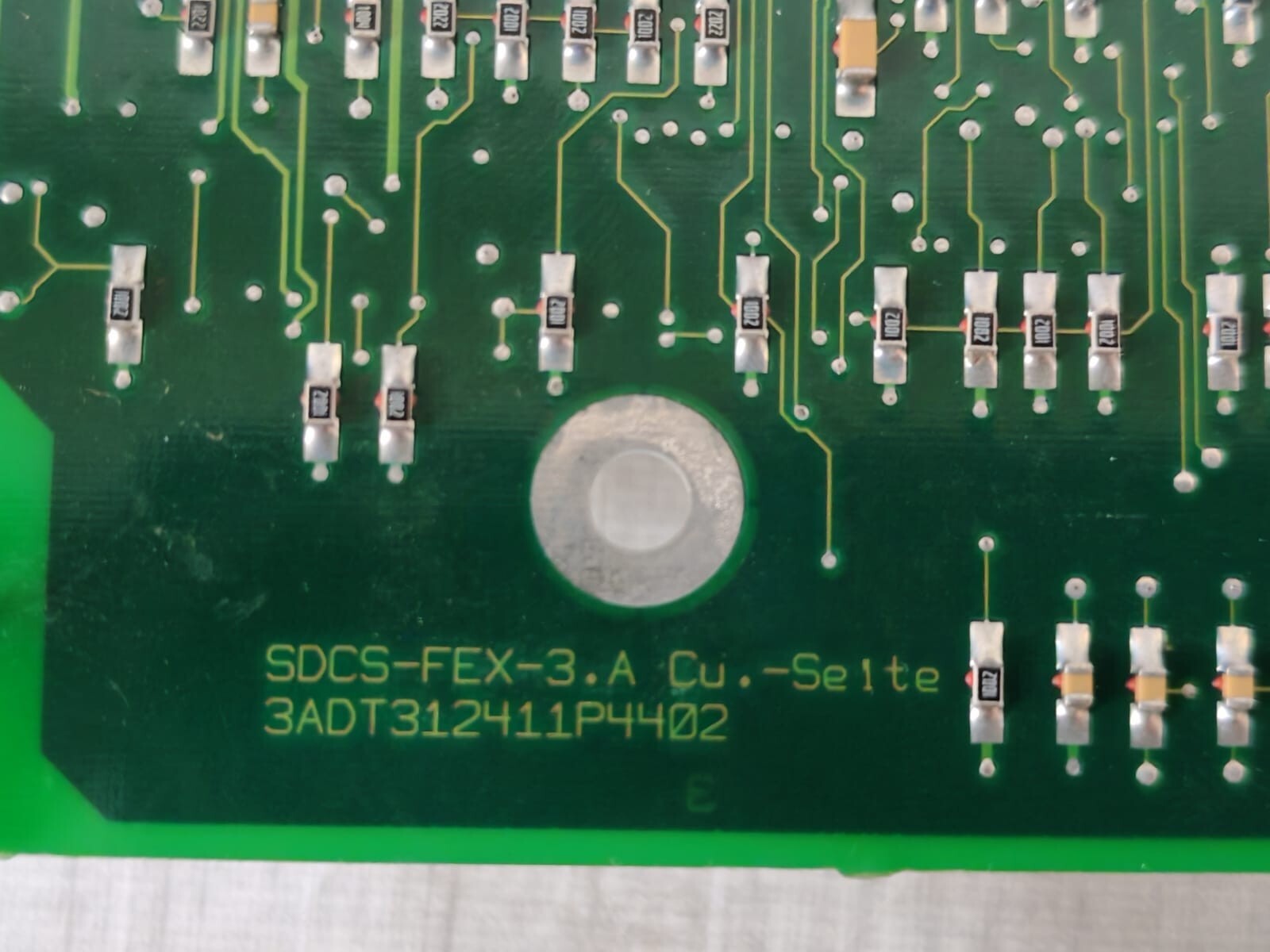 ABB 3ADT312400R0001 ABB SDCS-FEX-3.A REV.D SPEED CONTROL MOTHERBOARD 3ADT312400R0001 9