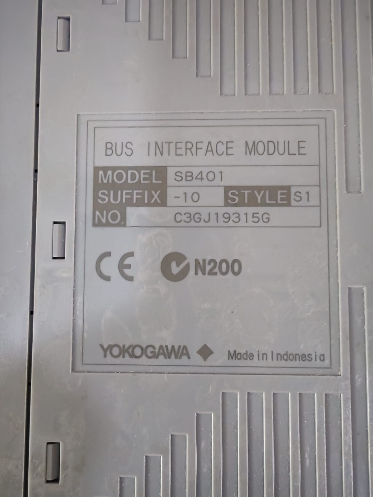 Yokogawa SB401-10 S1 YOKOGAWA SB401-10 S1 BUS INTERFACE MODULE -WITH BOX 4