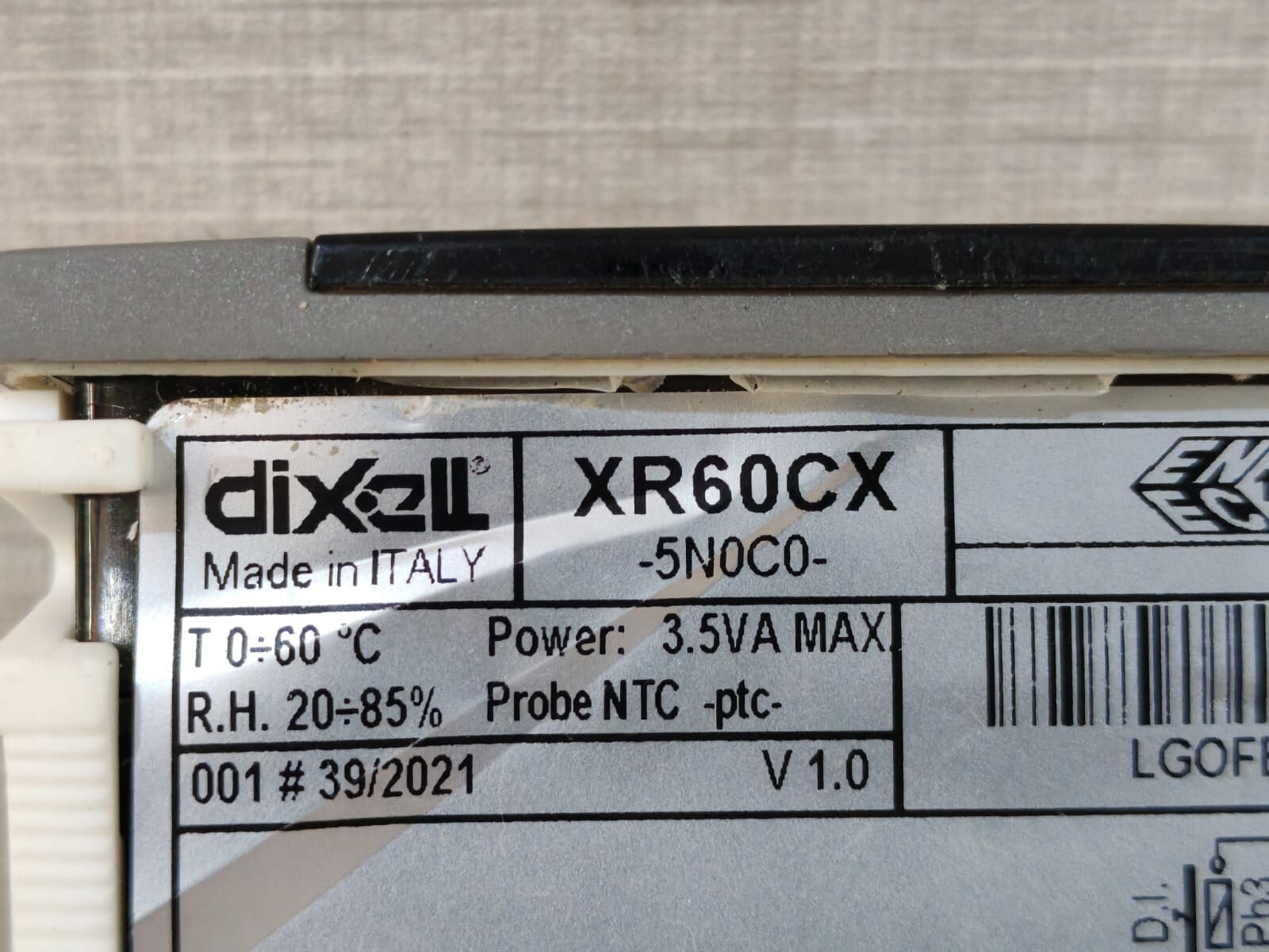 DIXELL XR60CX-5N0C0 DIXELL XR60CX-5N0C0 ELECTRIC CONTROLLER 4