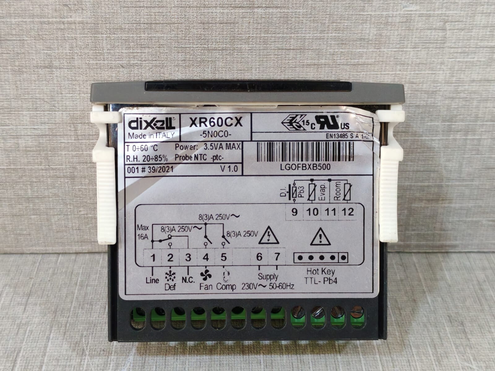 DIXELL XR60CX-5N0C0 DIXELL XR60CX-5N0C0 ELECTRIC CONTROLLER 5