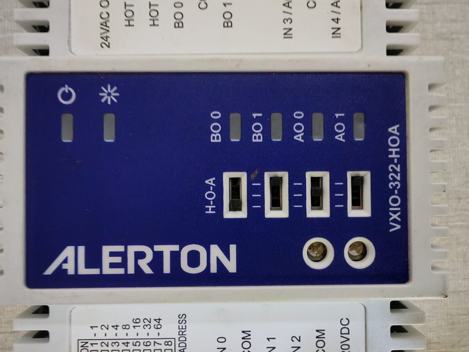 Alerton VXIO-322-HOA Alerton VXIO 322 HOA VXIO 322 HOA Bacnet Programmable I/O Expansion Module 2