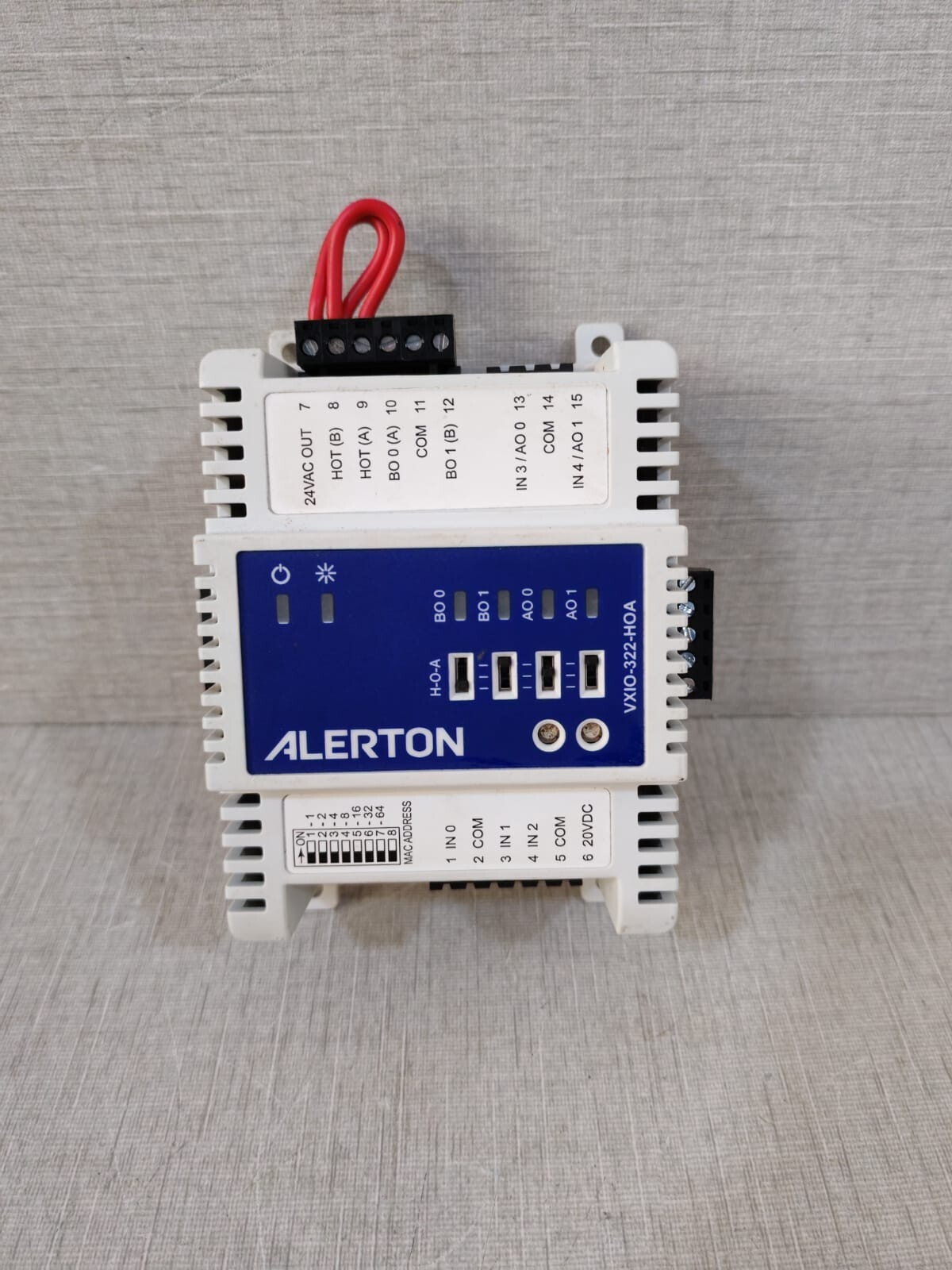 Alerton VXIO 322 HOA VXIO 322 HOA Bacnet Programmable I/O Expansion Module