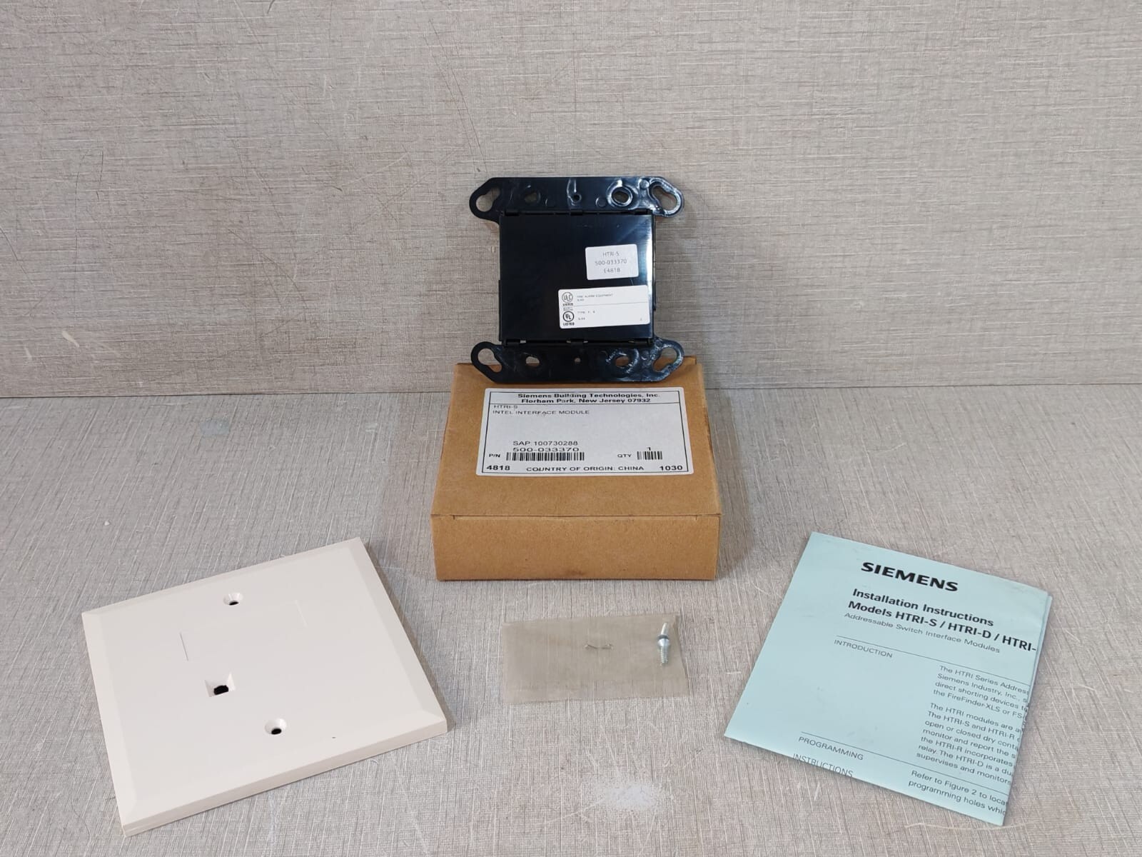 SIEMENS 500-033370 HTRI-S INTEL INTERFACE MODULE